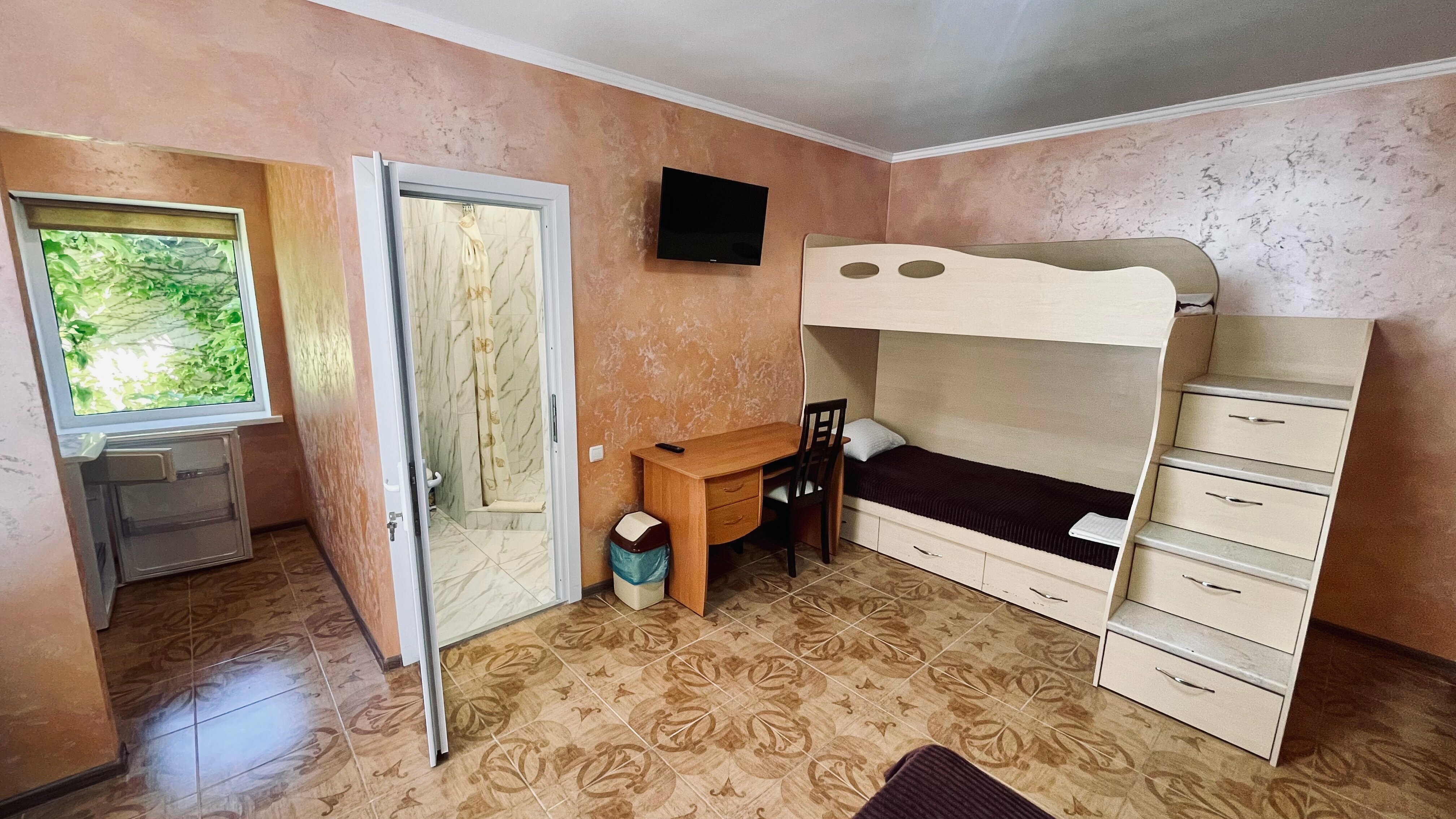 4х местный номер Комфорт с двухъярусной кроватью