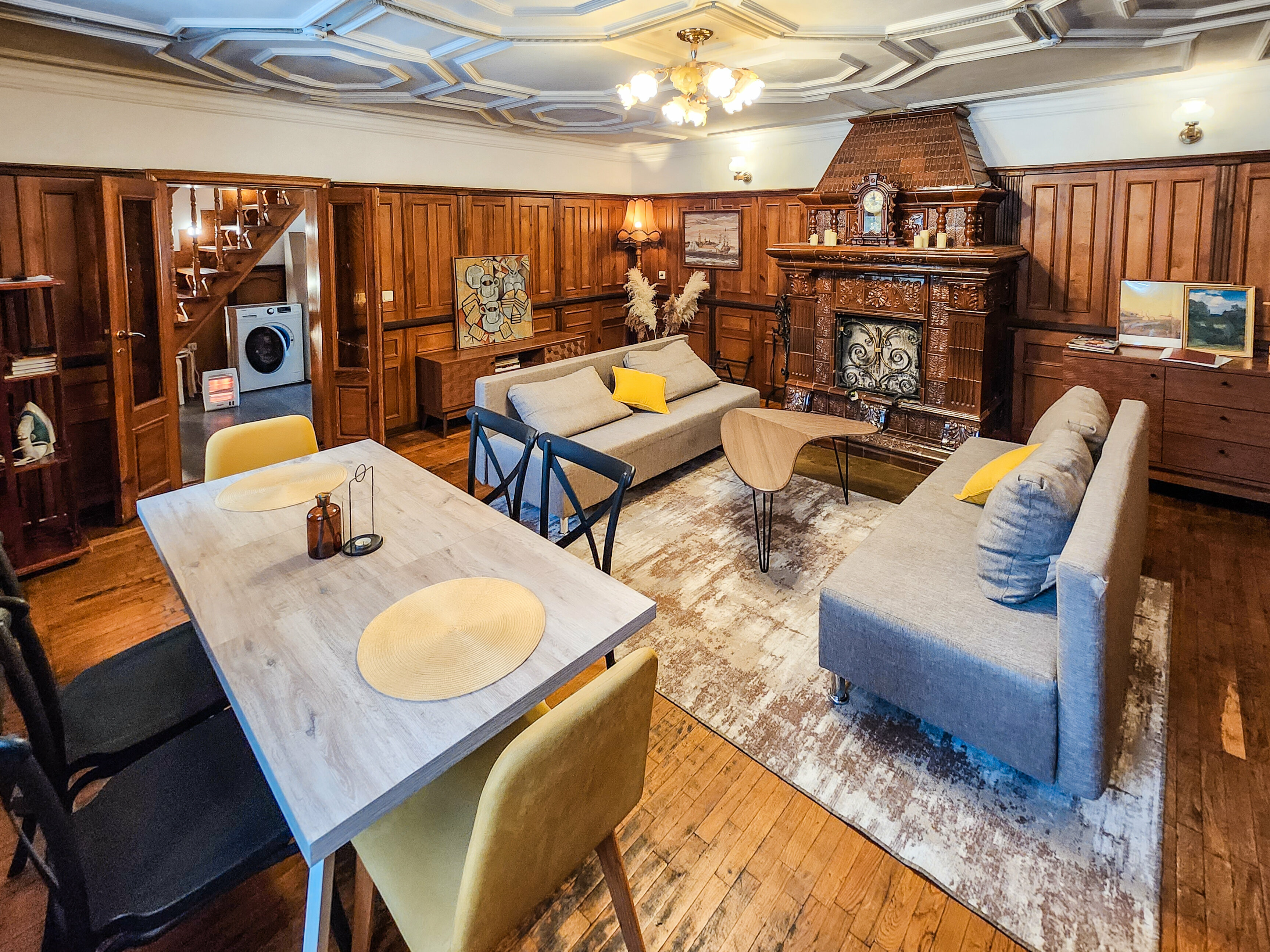 Только малый дом с камином (До 8 гостей)