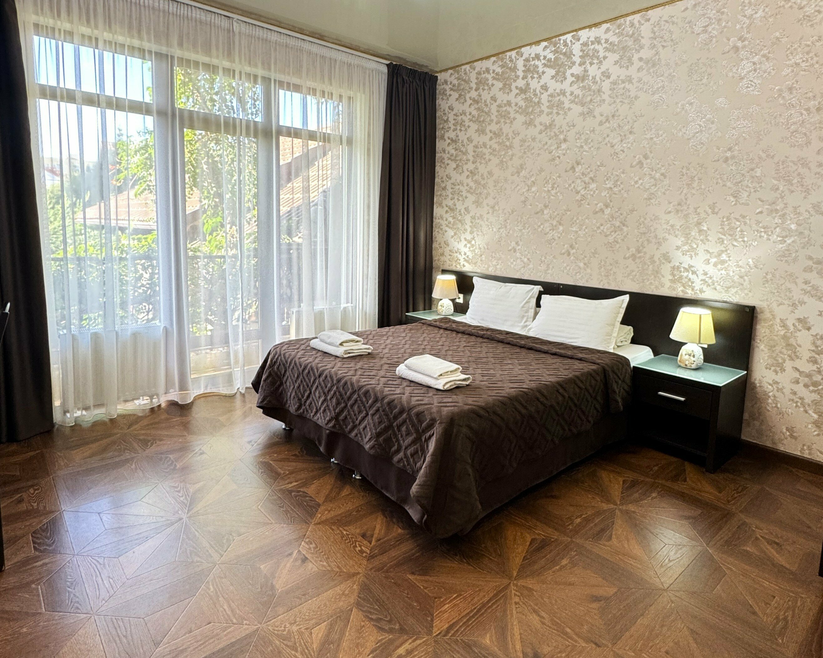 Deluxe двухместный с общей террасой (1 этаж), с доп местом