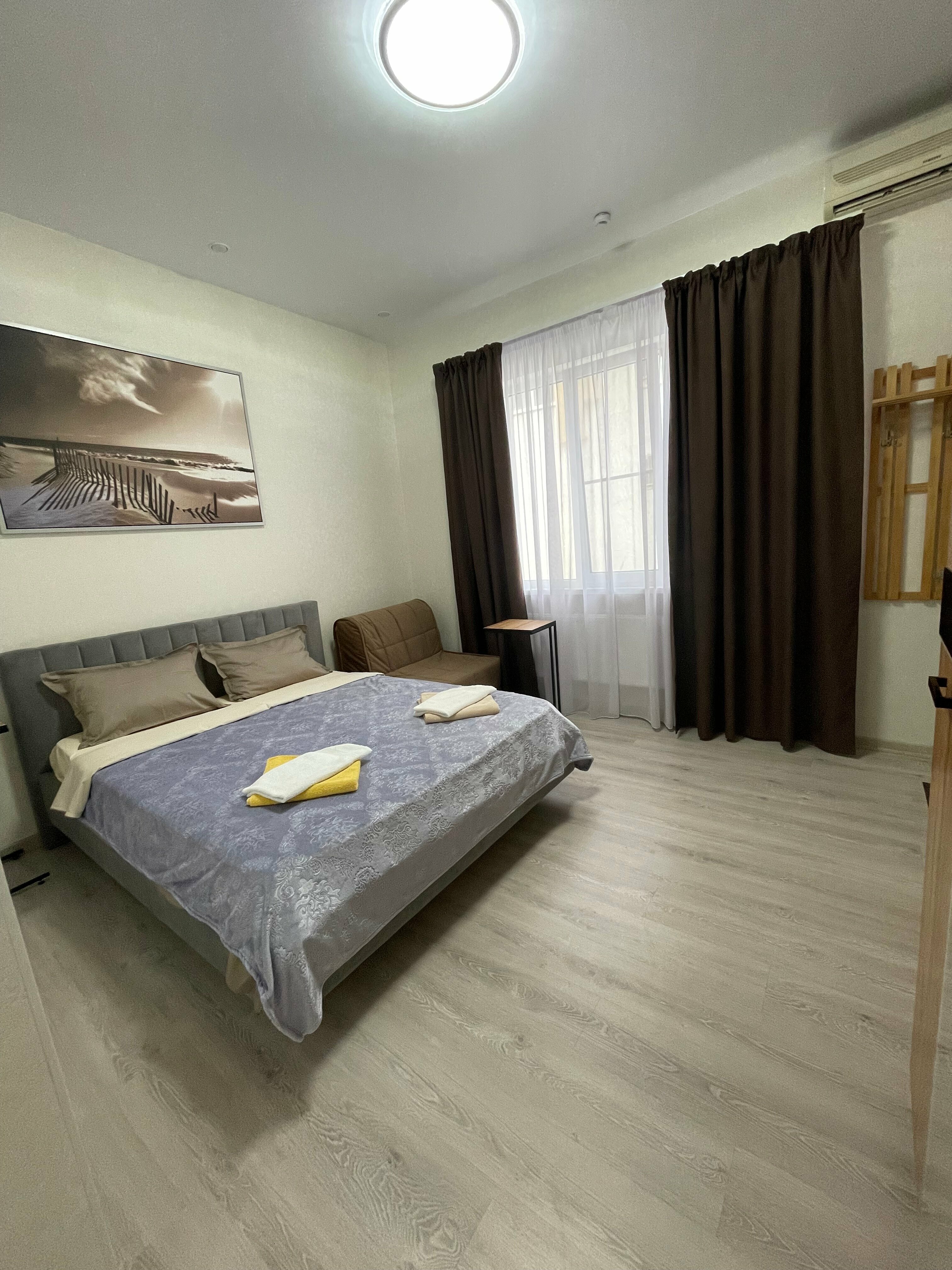 Двухместный номер с 1 кроватью и балконом