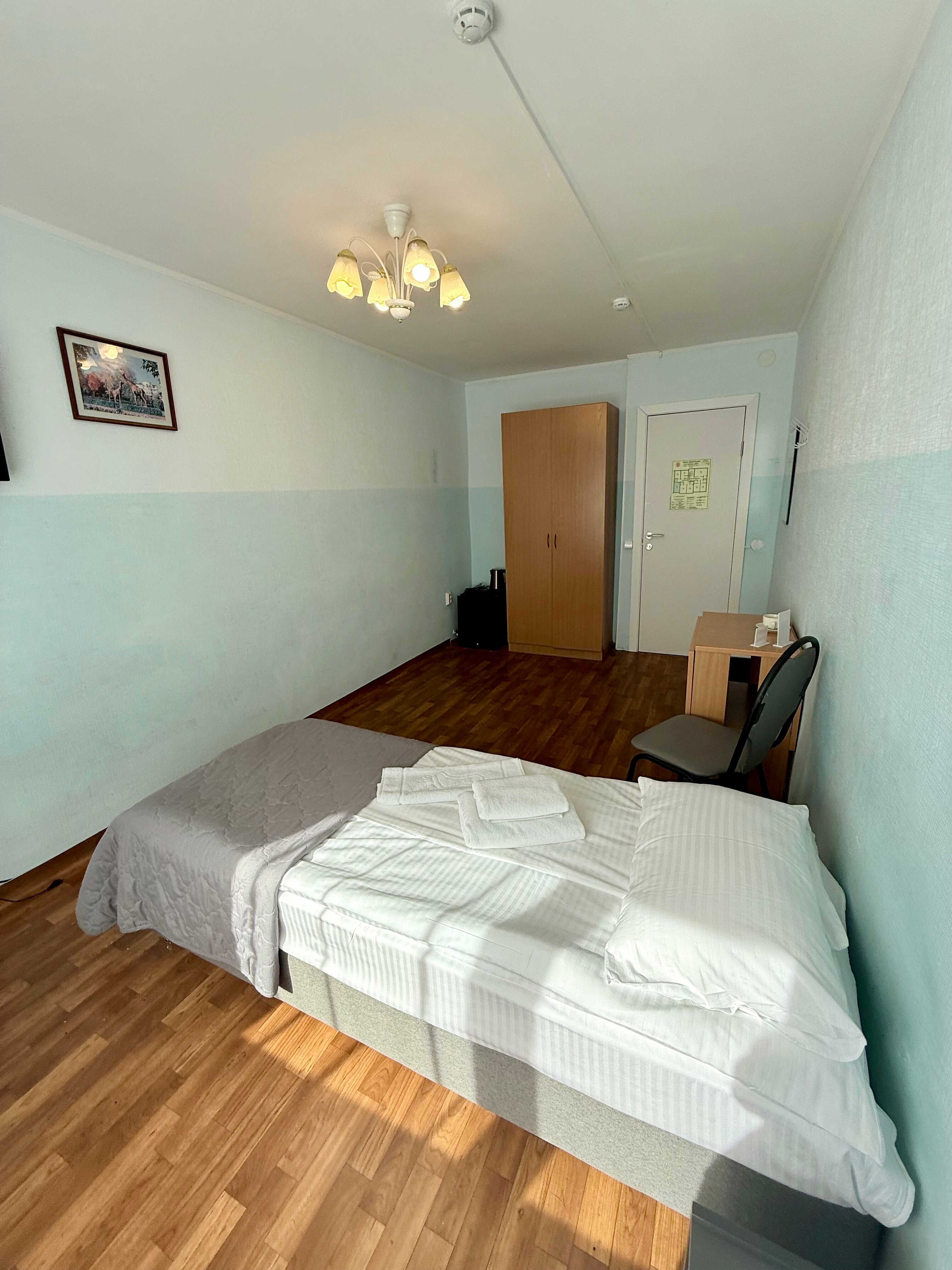 Эконом одноместный номер блочного типа