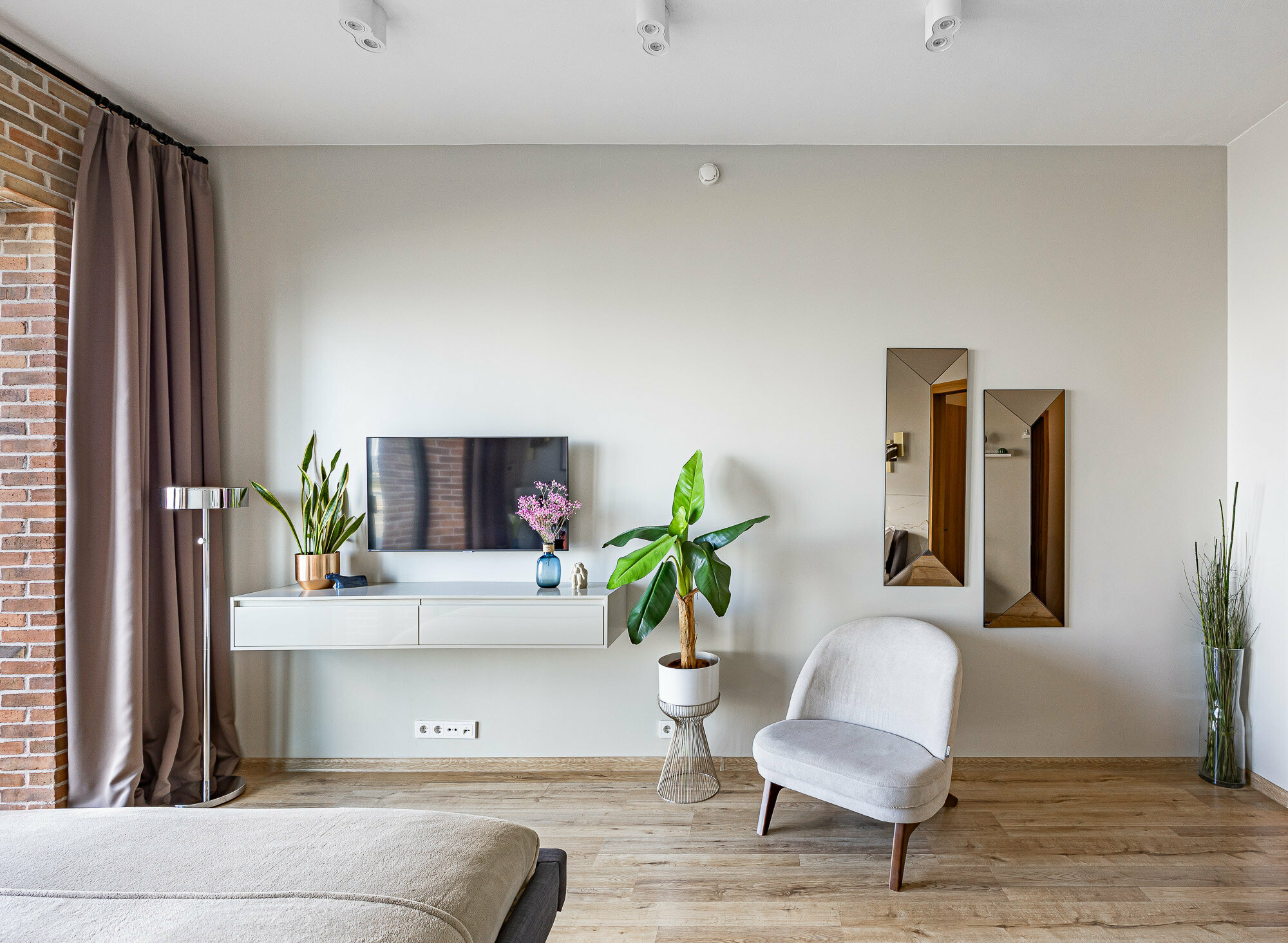 Студия Deluxe с видом на Реку