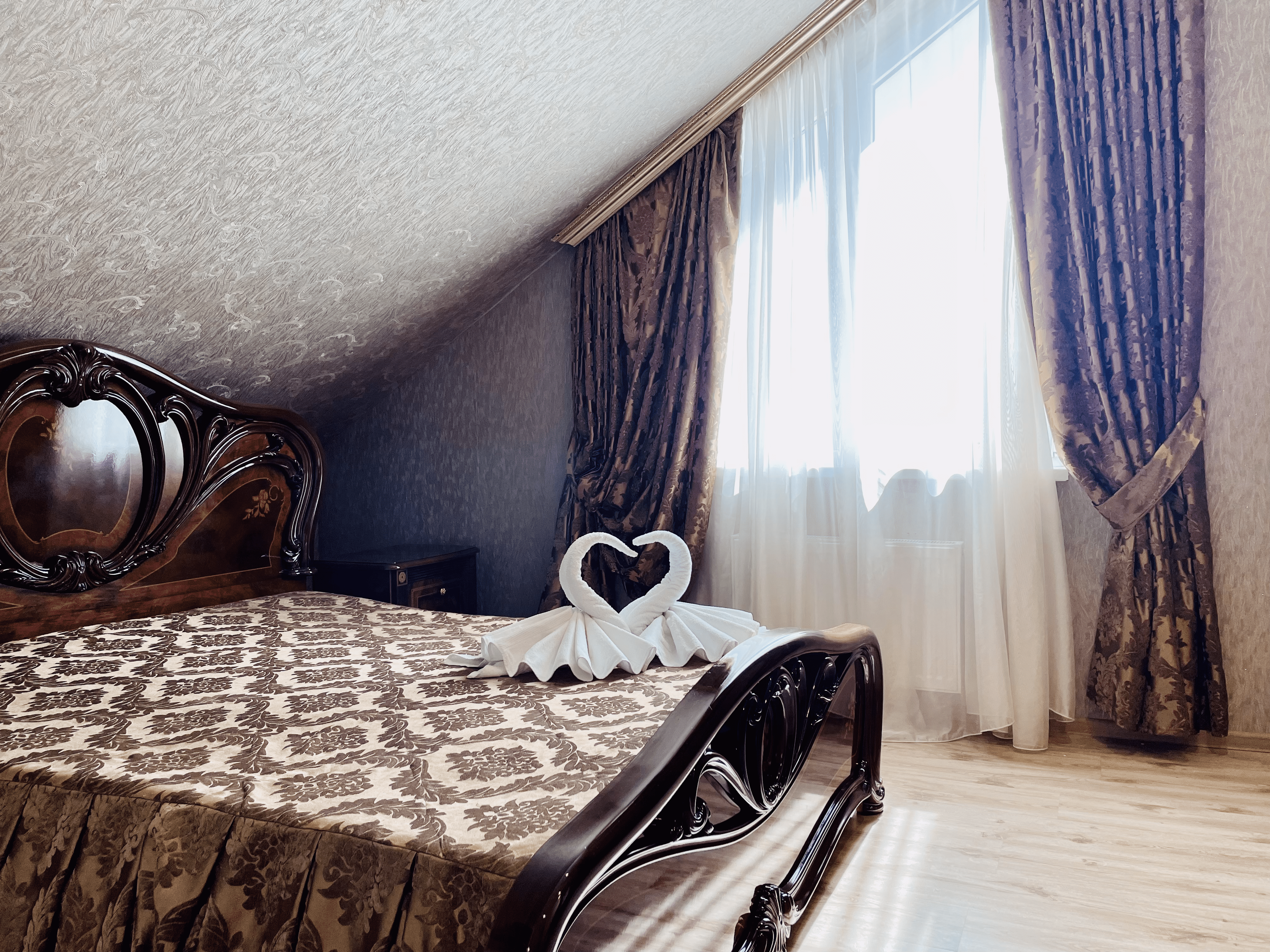 Двухместная комната с видом на море (мансарда, 4 этаж)