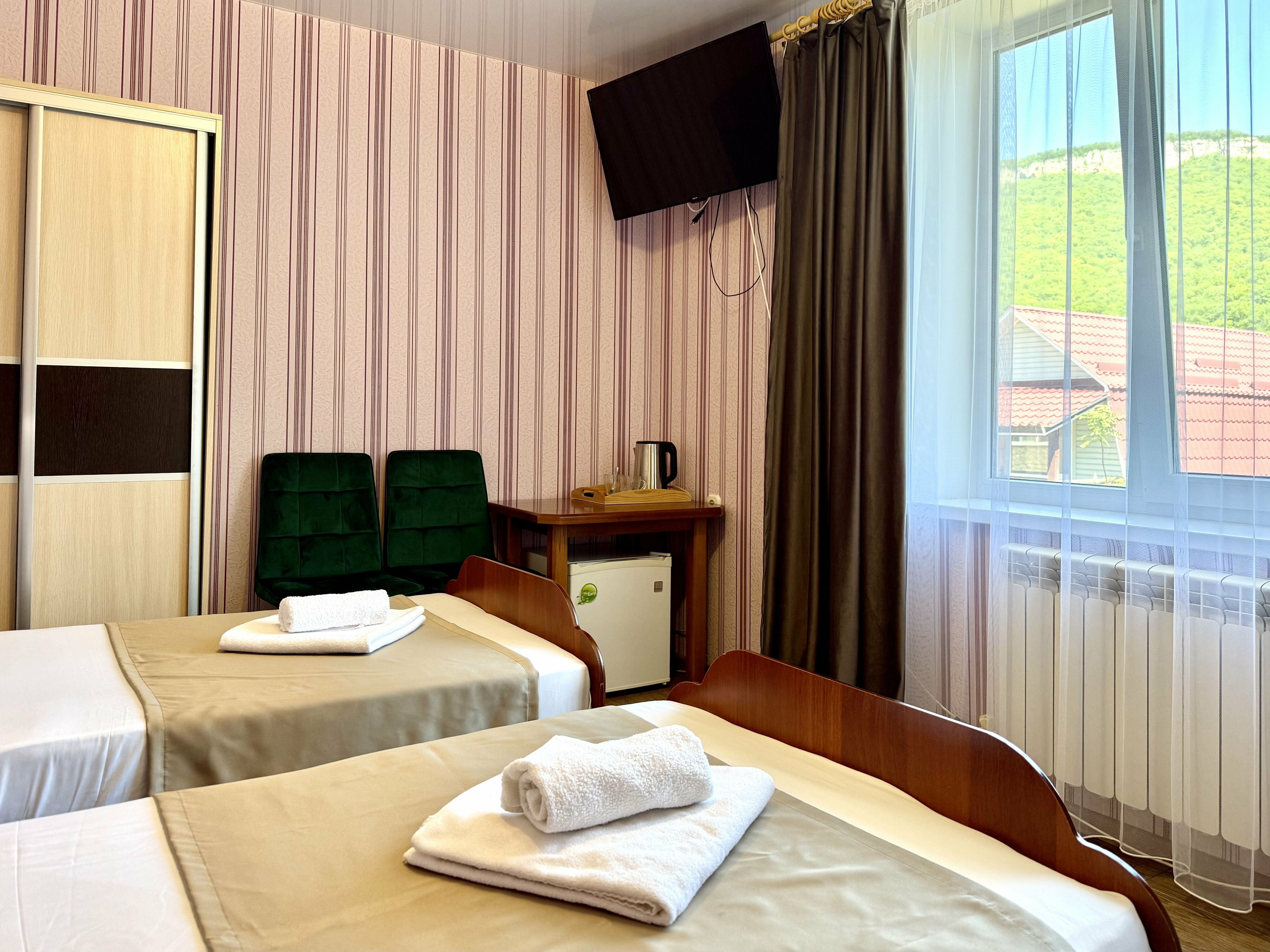 Двухместная комната с раздельными кроватями