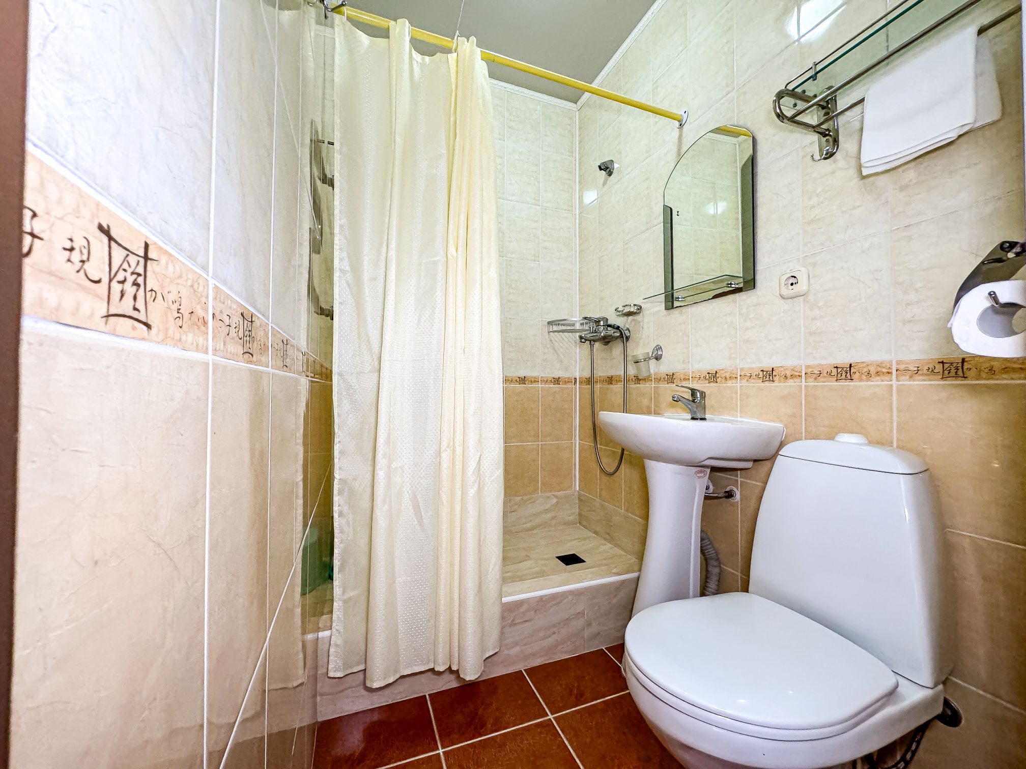 Стандартный двухместный номер с 1 кроватью или 2 отдельными кроватями и балконом