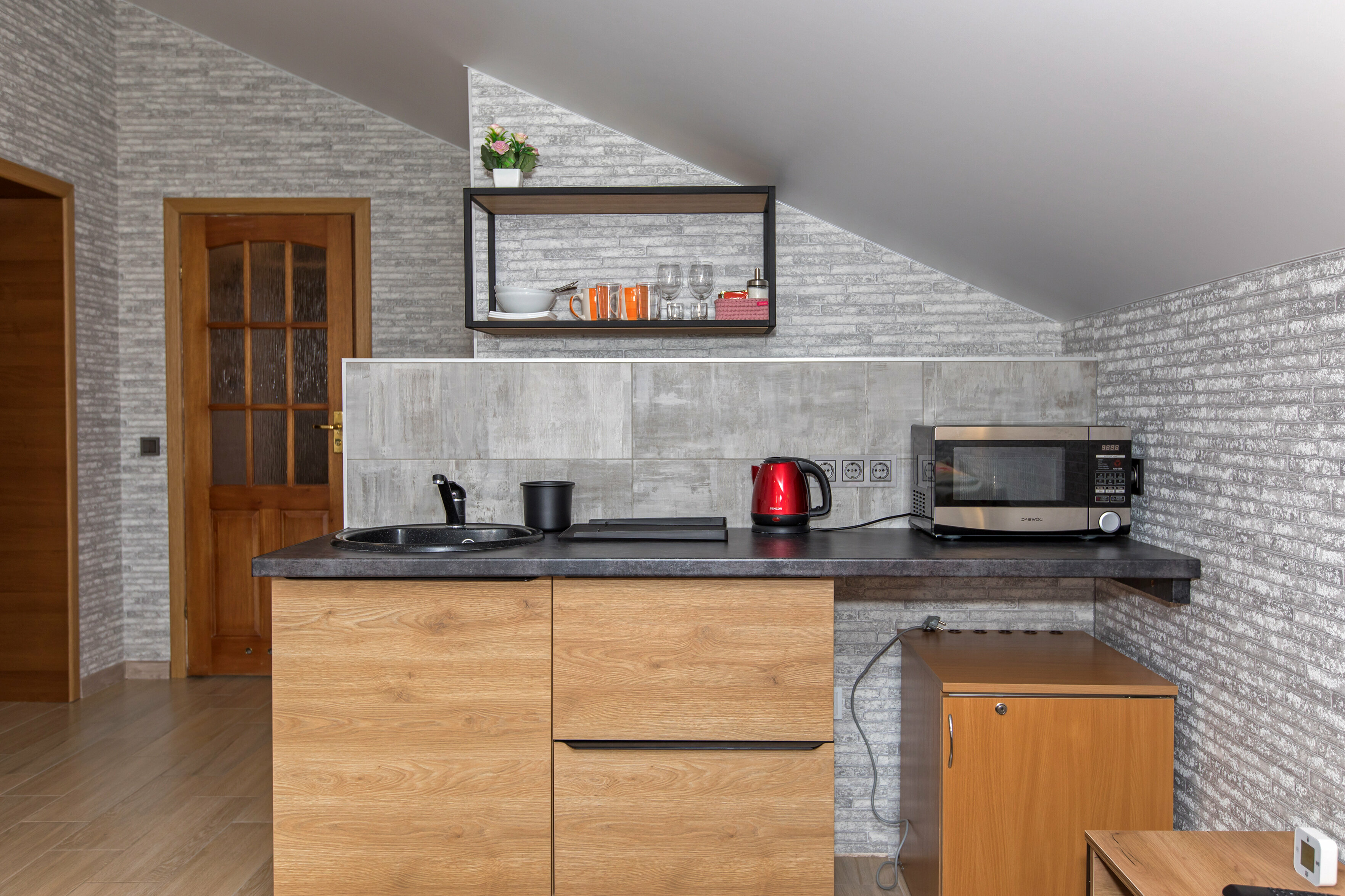 Двухместный номер с 1 кроватью и балконом