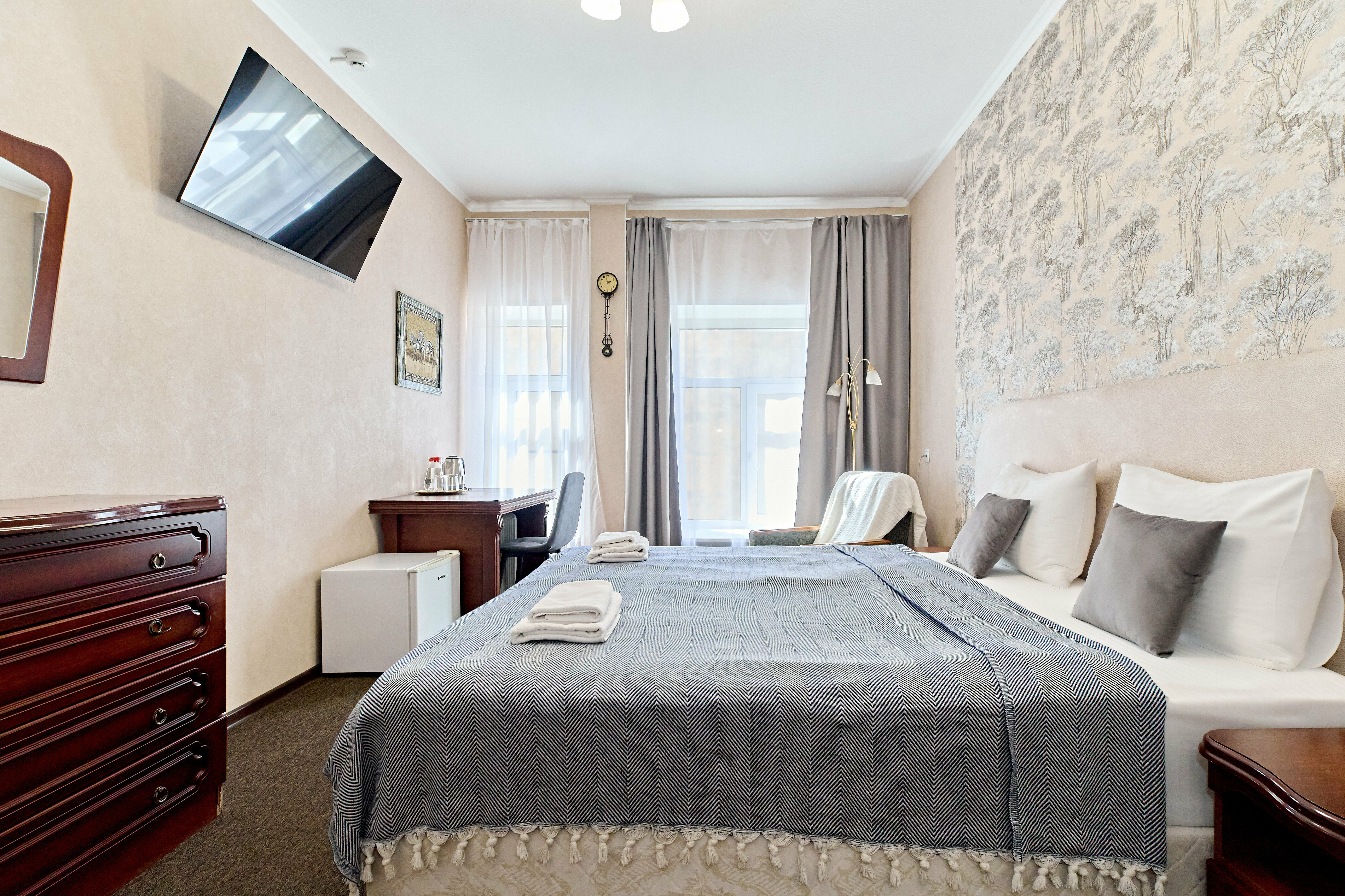 Улучшенный номер с кроватью размера «king-size» или 2 отдельными кроватями