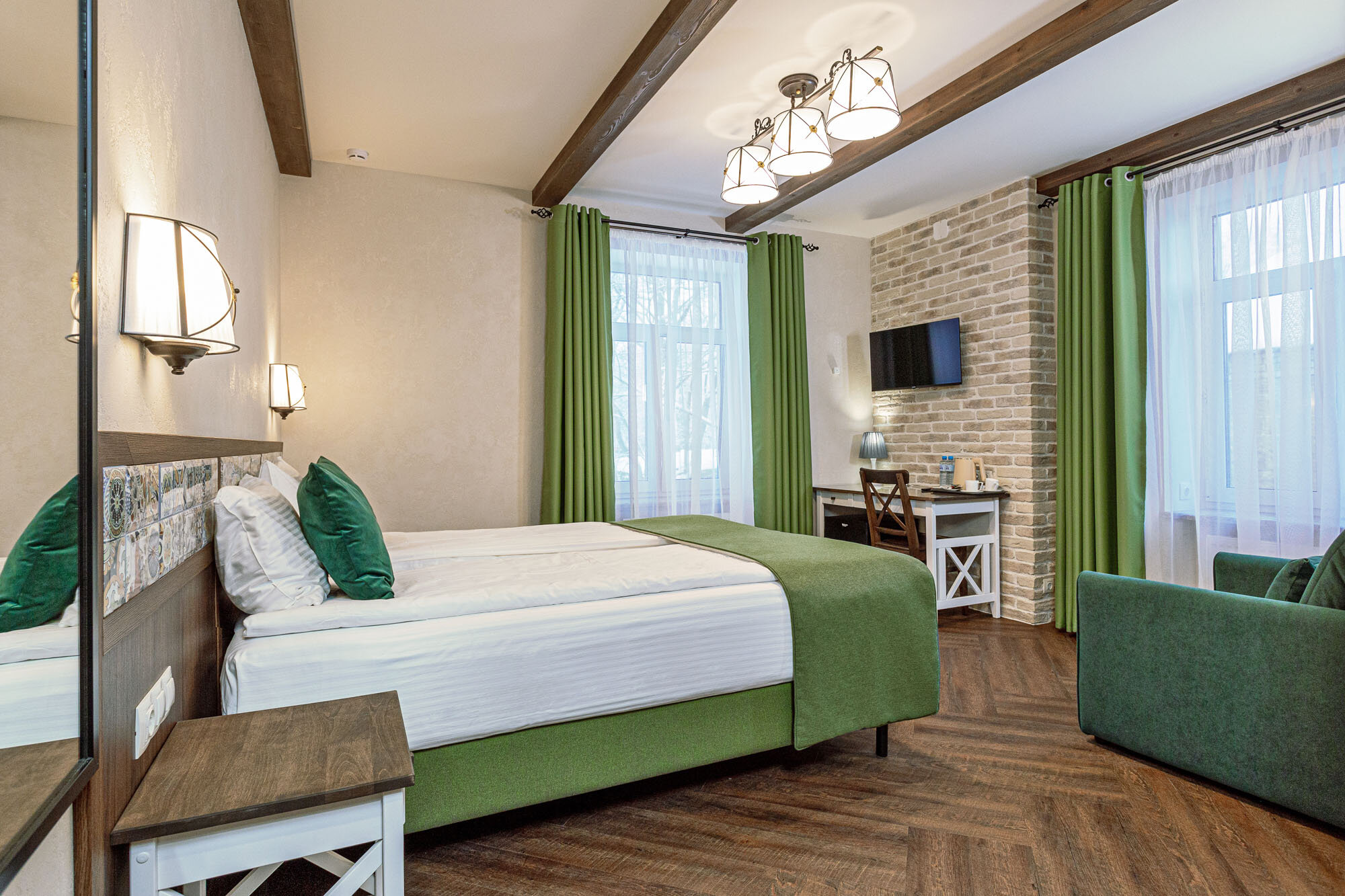 Стандартный двухместный номер с 1 кроватью или 2 отдельными кроватями