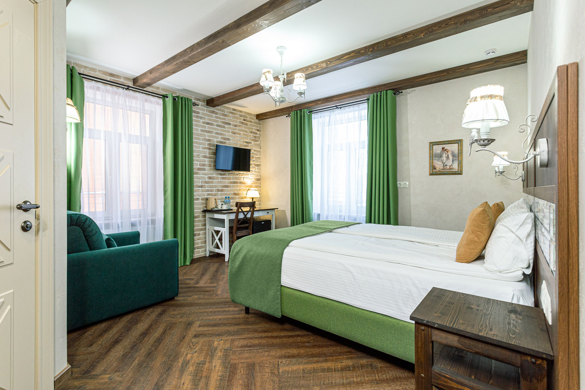 Стандартный двухместный номер с 1 кроватью или 2 отдельными кроватями