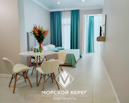 Семейный номер с видом на море в Морской берег