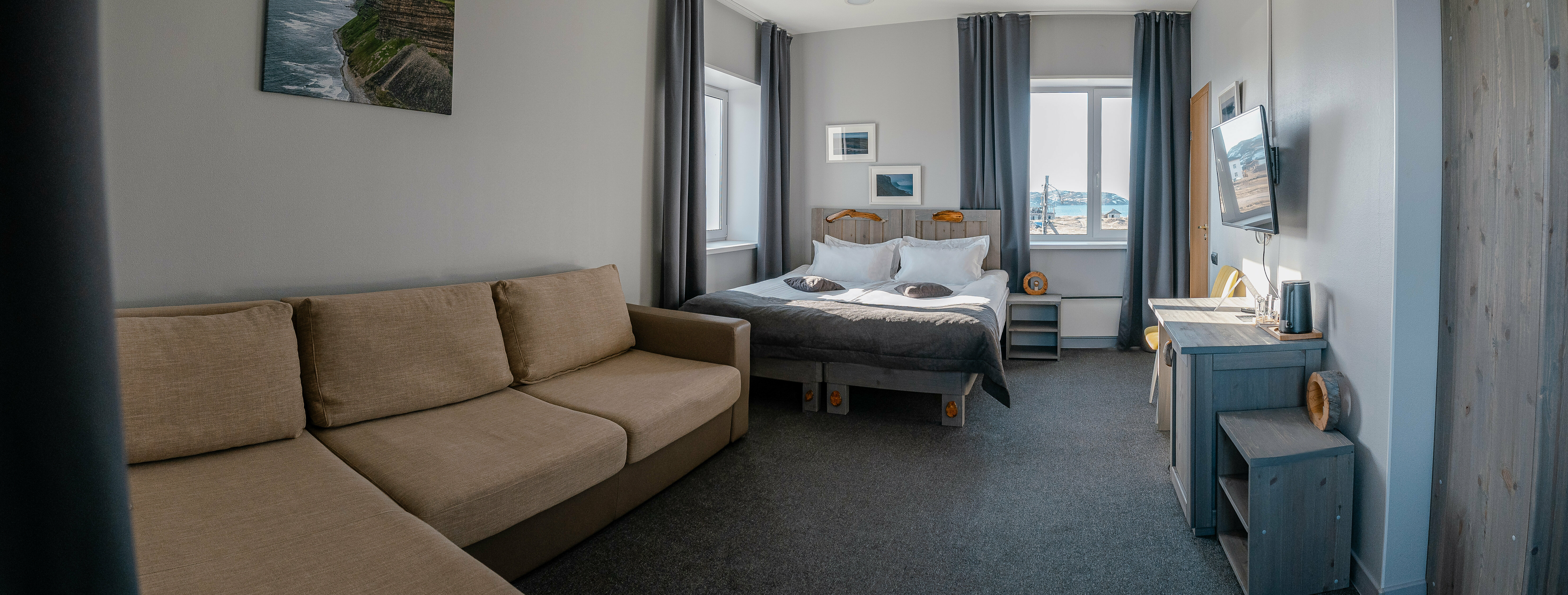 Четырехместный номер с видом на море