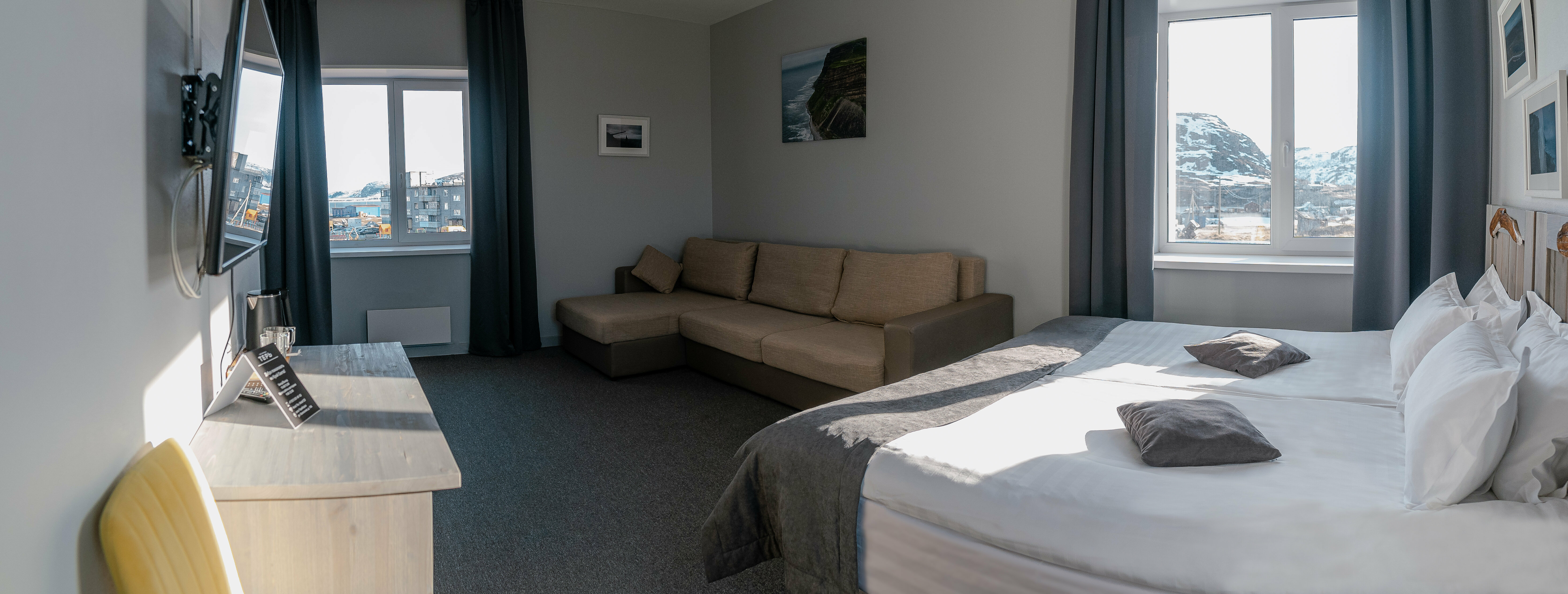 Четырехместный номер с видом на море