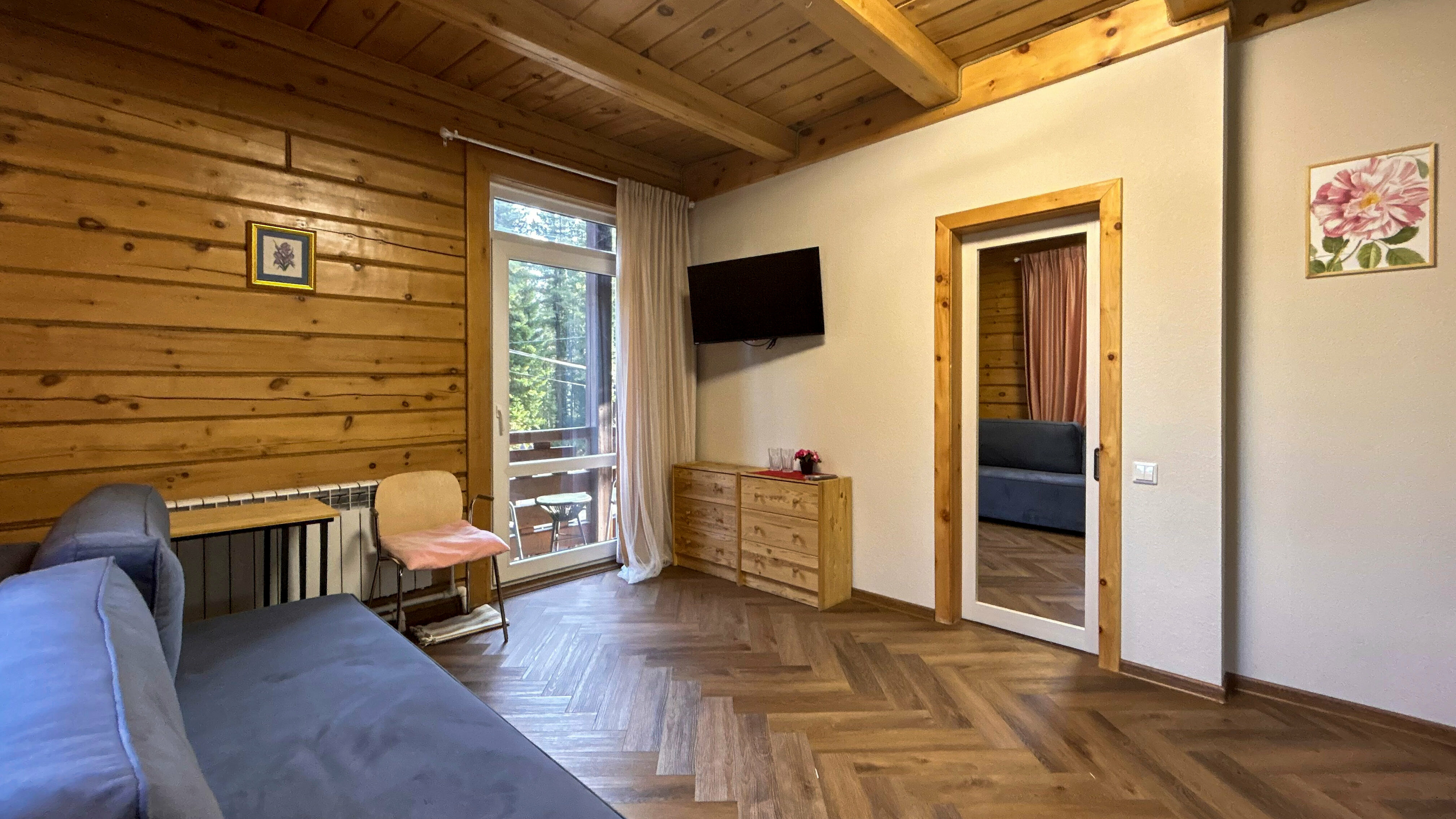 Двухместный номер Делюкс с 1 кроватью и балконом