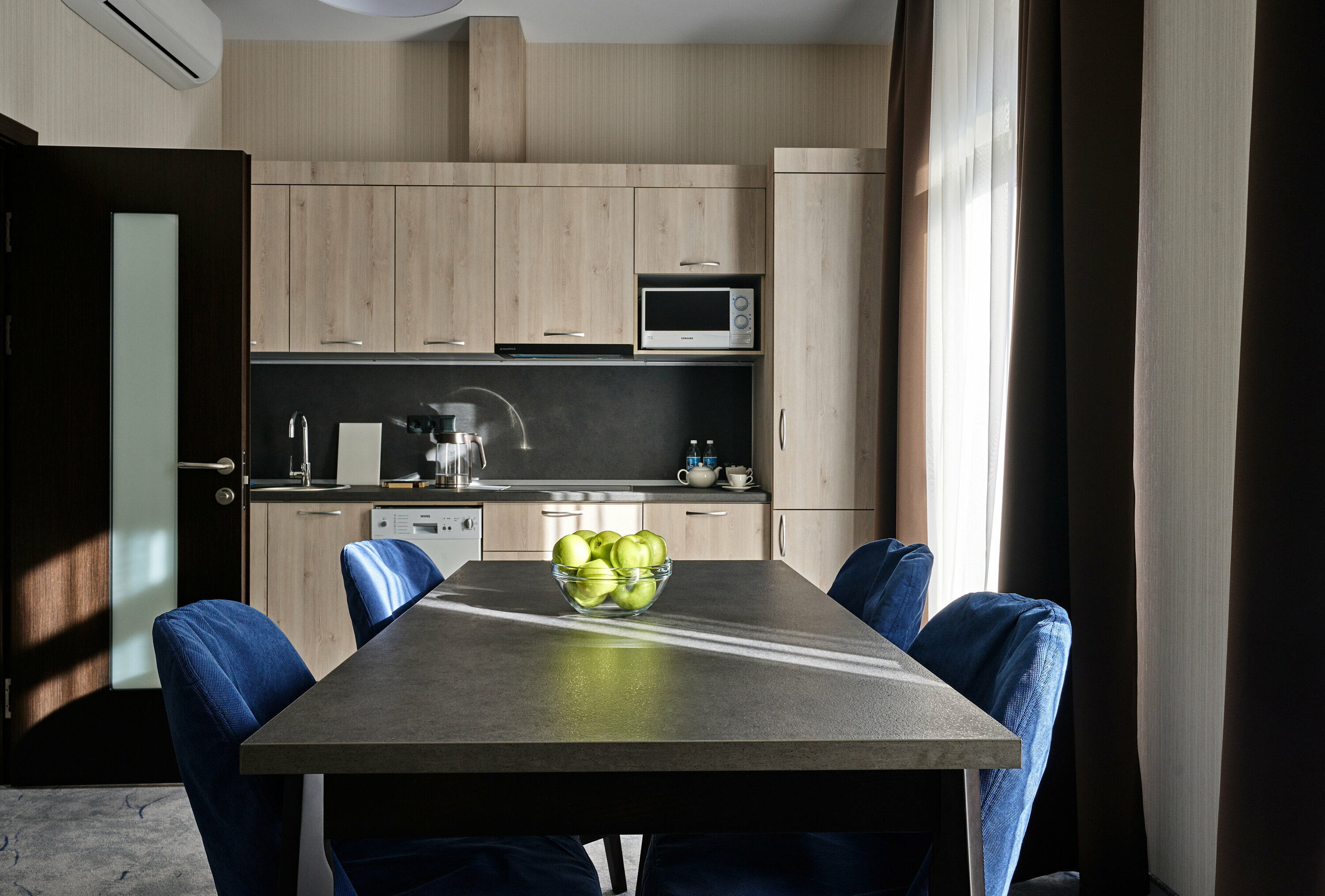 1-комнатные Апартаменты Делюкс с кухней-гостиной и балконом