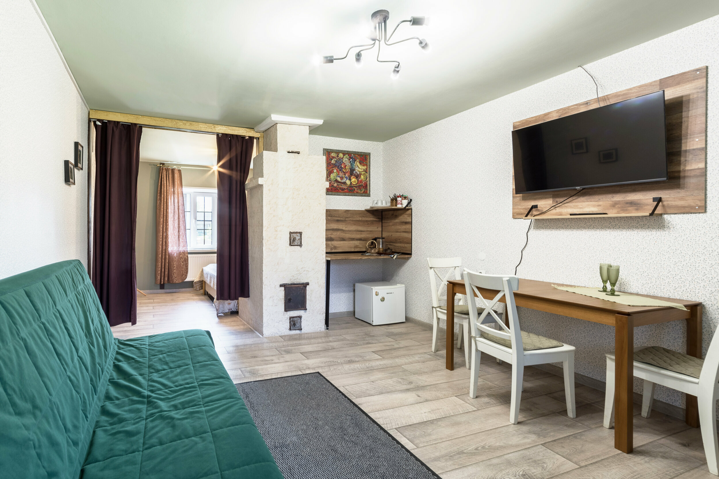 Cемейный номер с собственной ванной комнатой