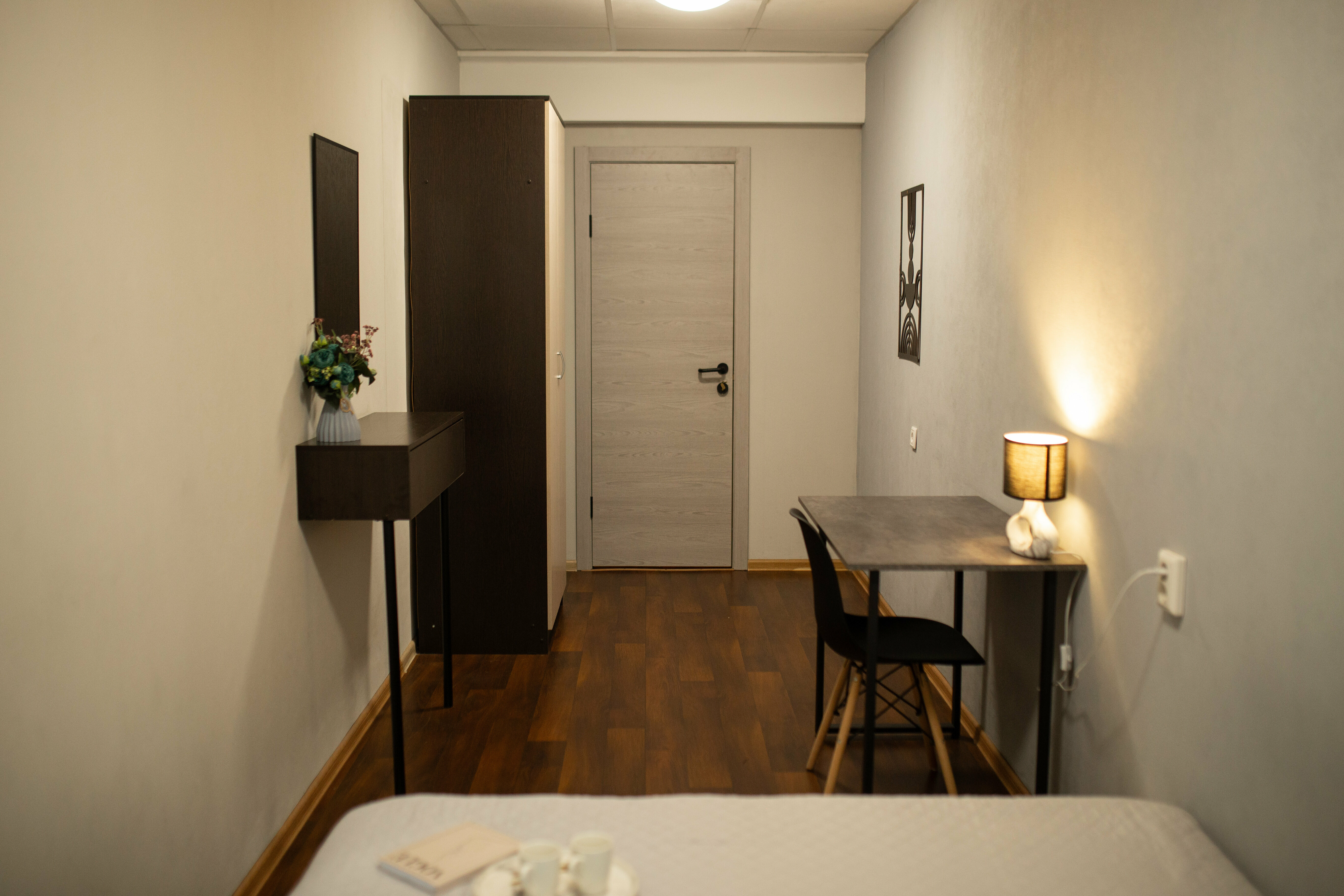 Двухместный номер с 1 кроватью и общей ванной комнатой