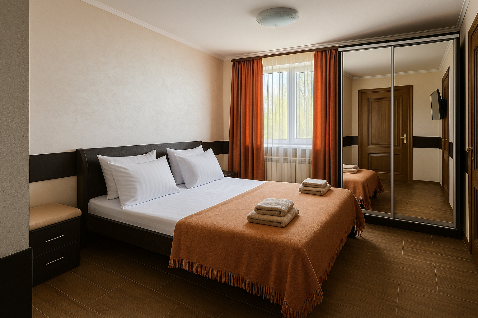 Номер люкс с собственным душем