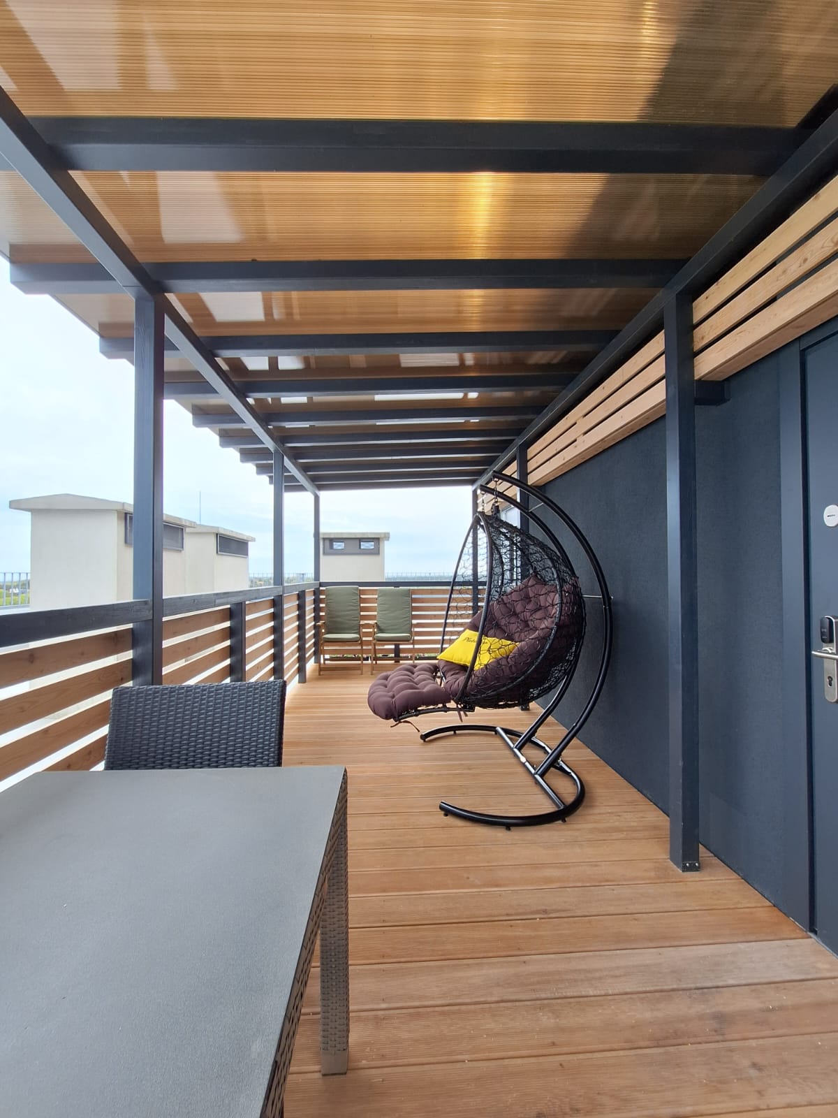 Двухместный номер с 1 кроватью и террасой