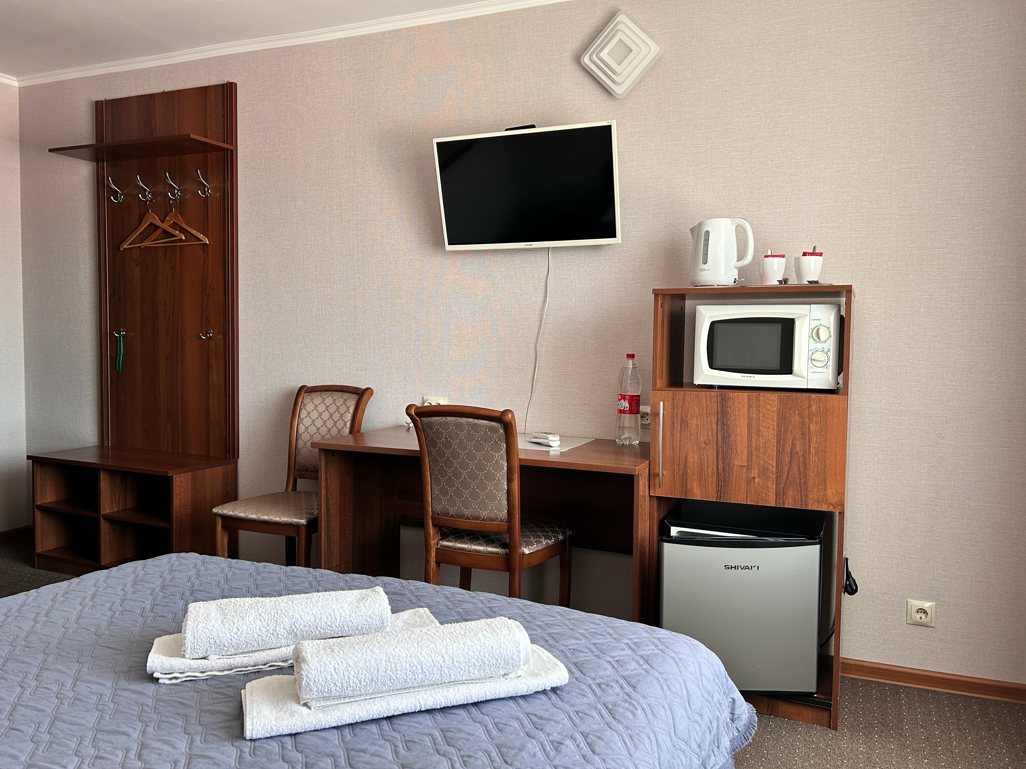 Небольшой двухместный номер с 1 кроватью