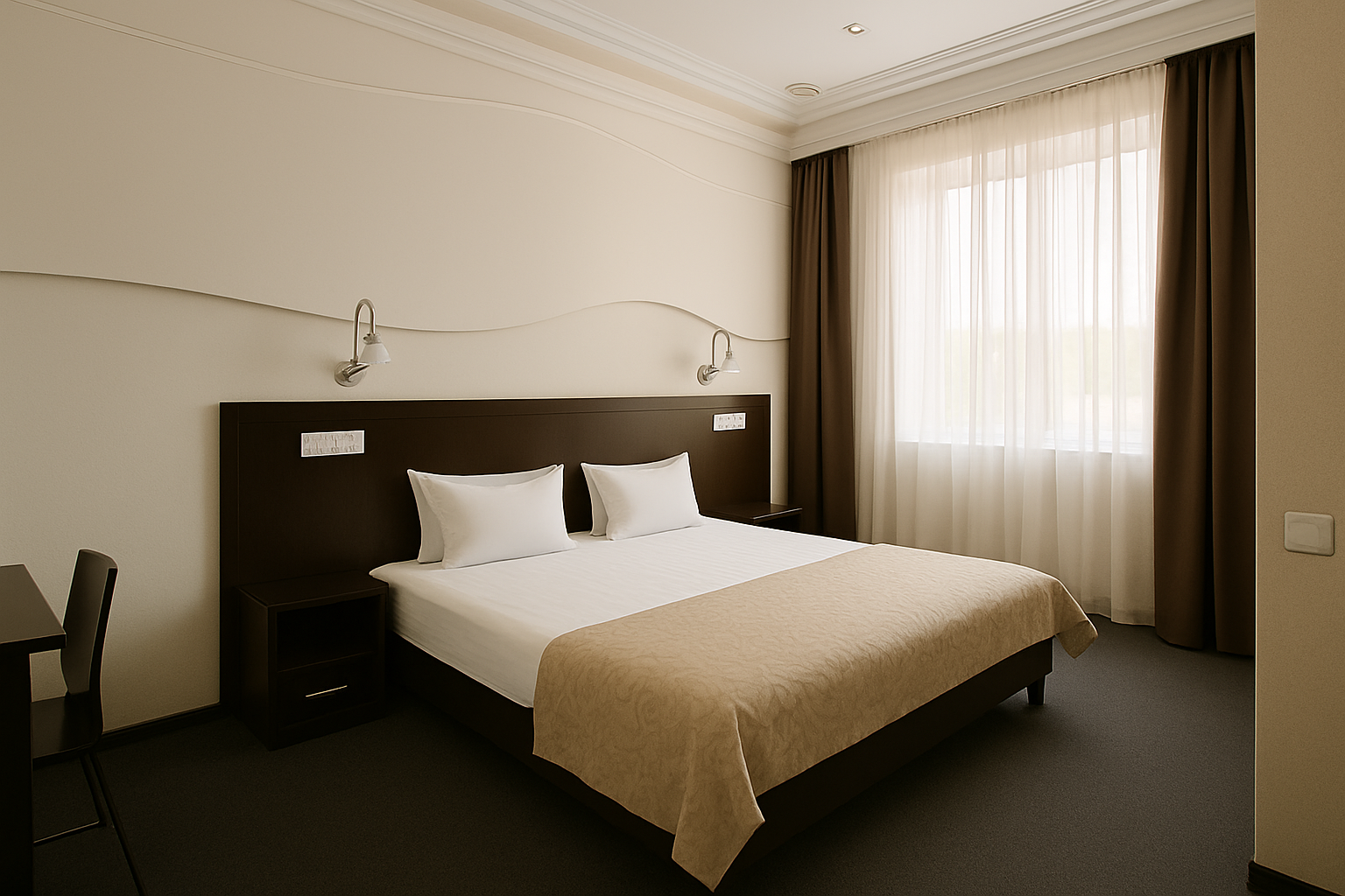 Улучшенный номер с кроватью размера «king-size» или 2 отдельными кроватями