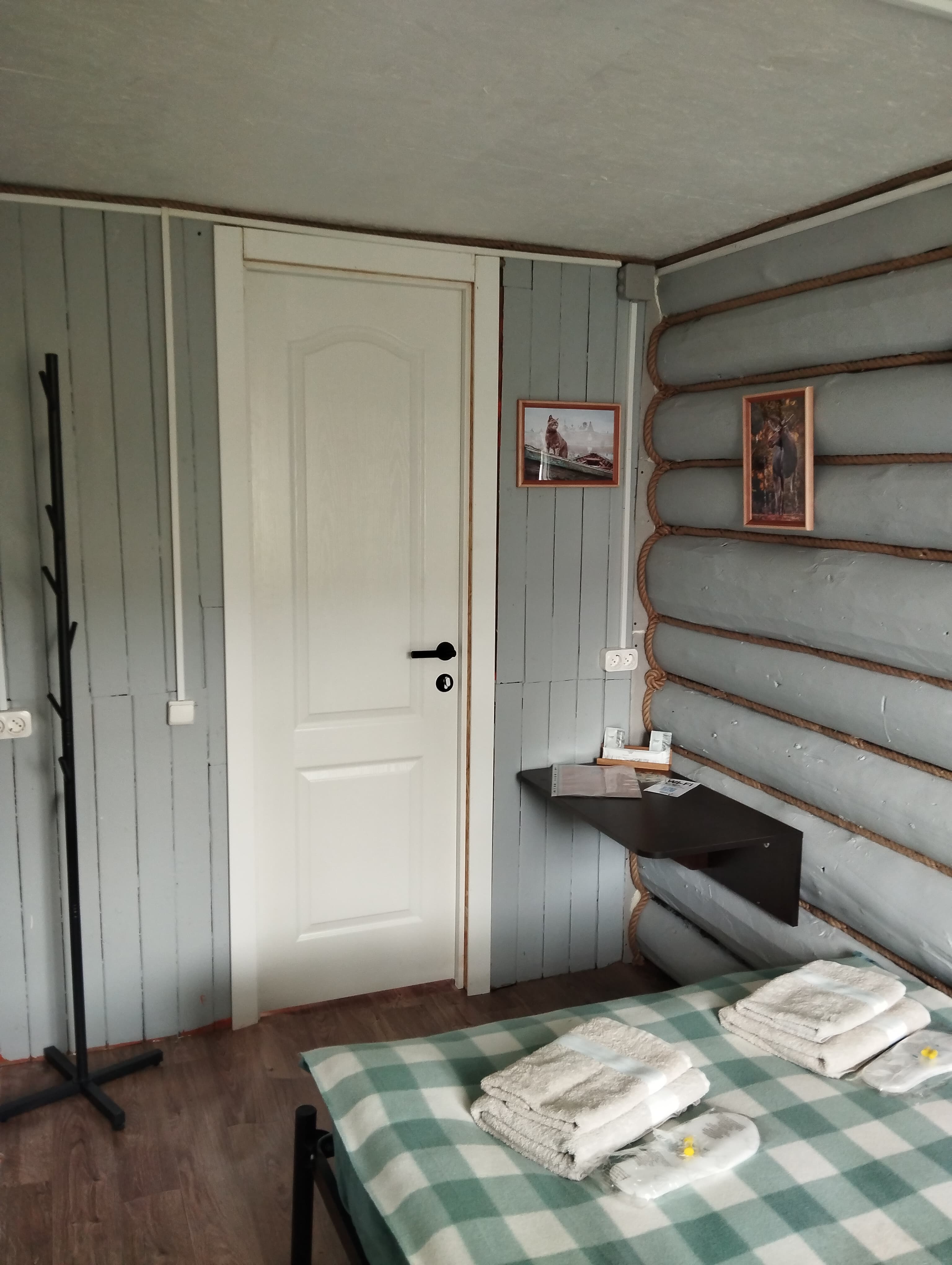 Двухместный номер с 1 кроватью и общей ванной комнатой