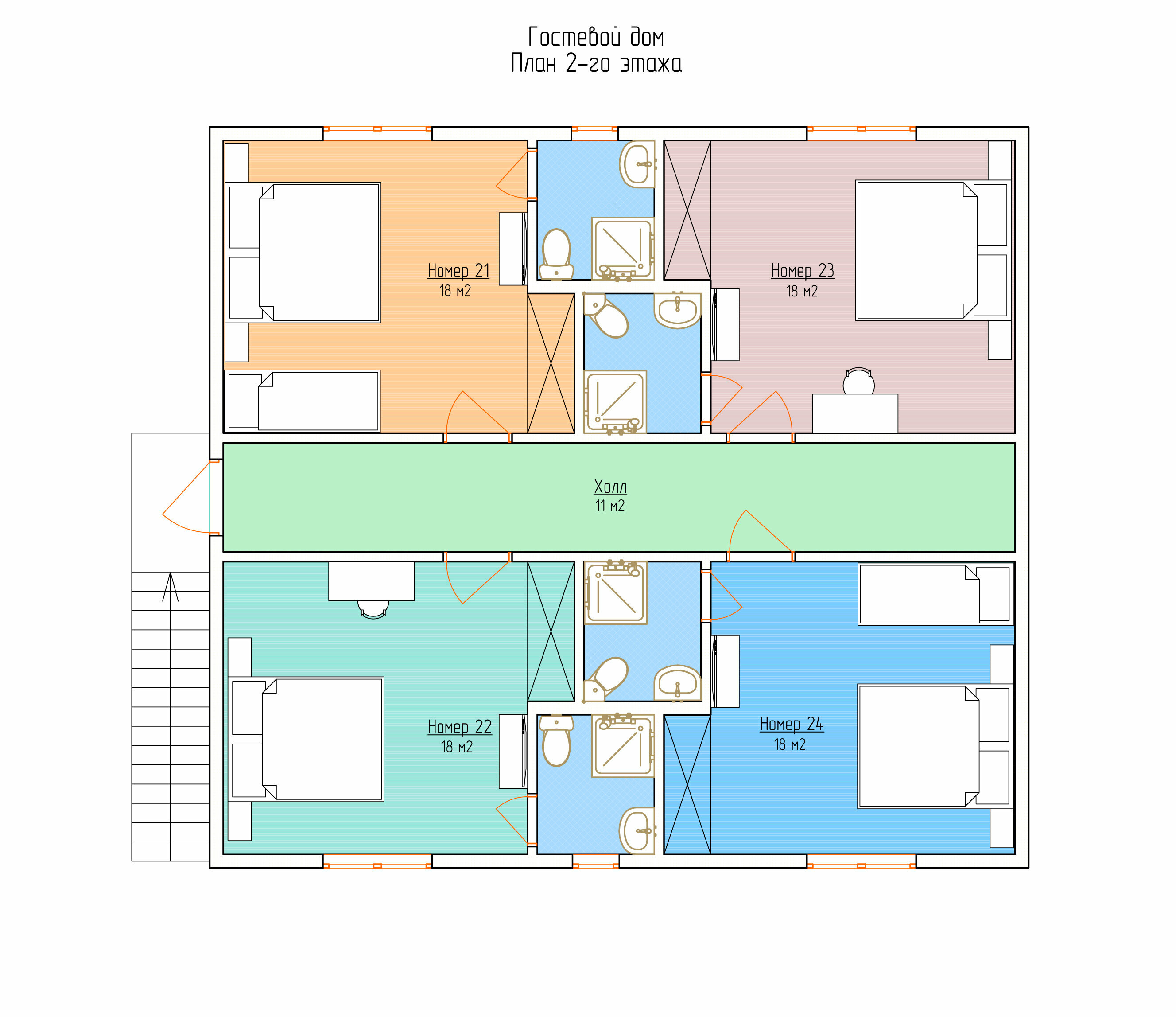 Двухместный номер Делюкс с 1 кроватью или 2 отдельными кроватями, вид на бассейн