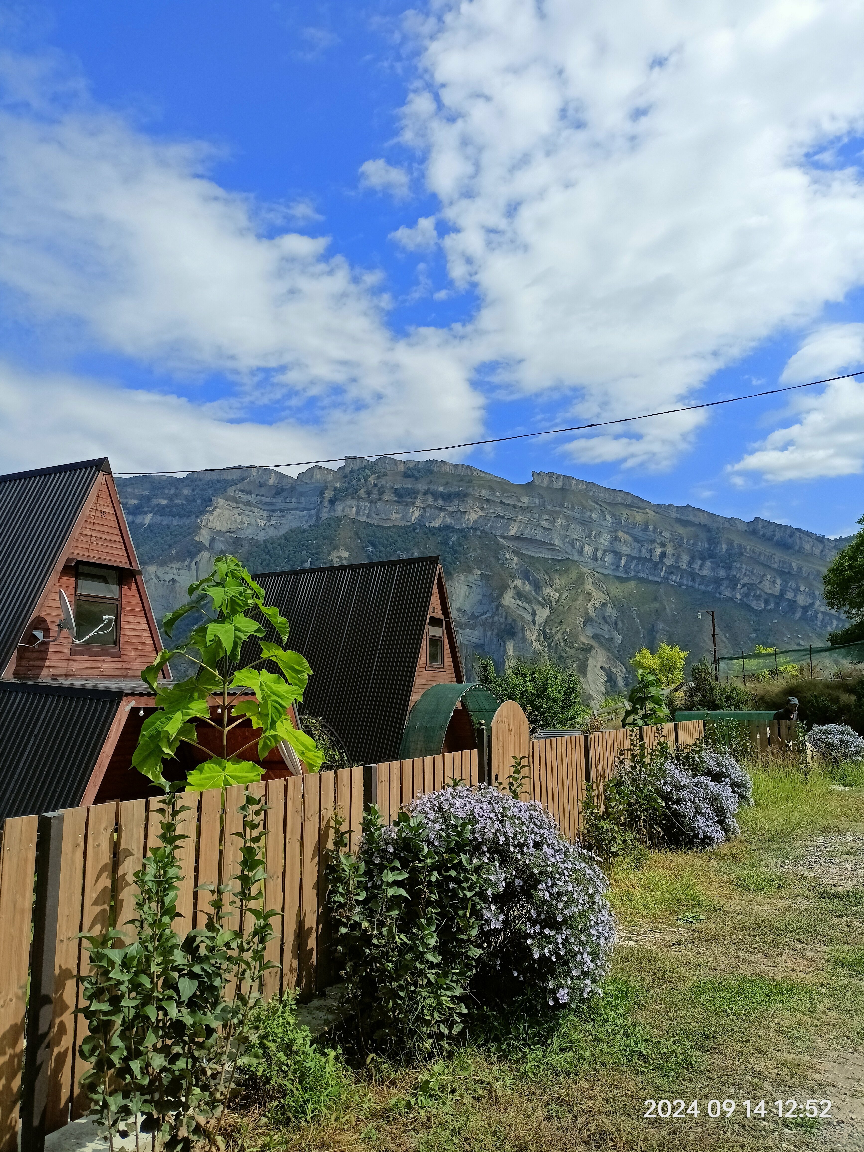 A-frame с балконом