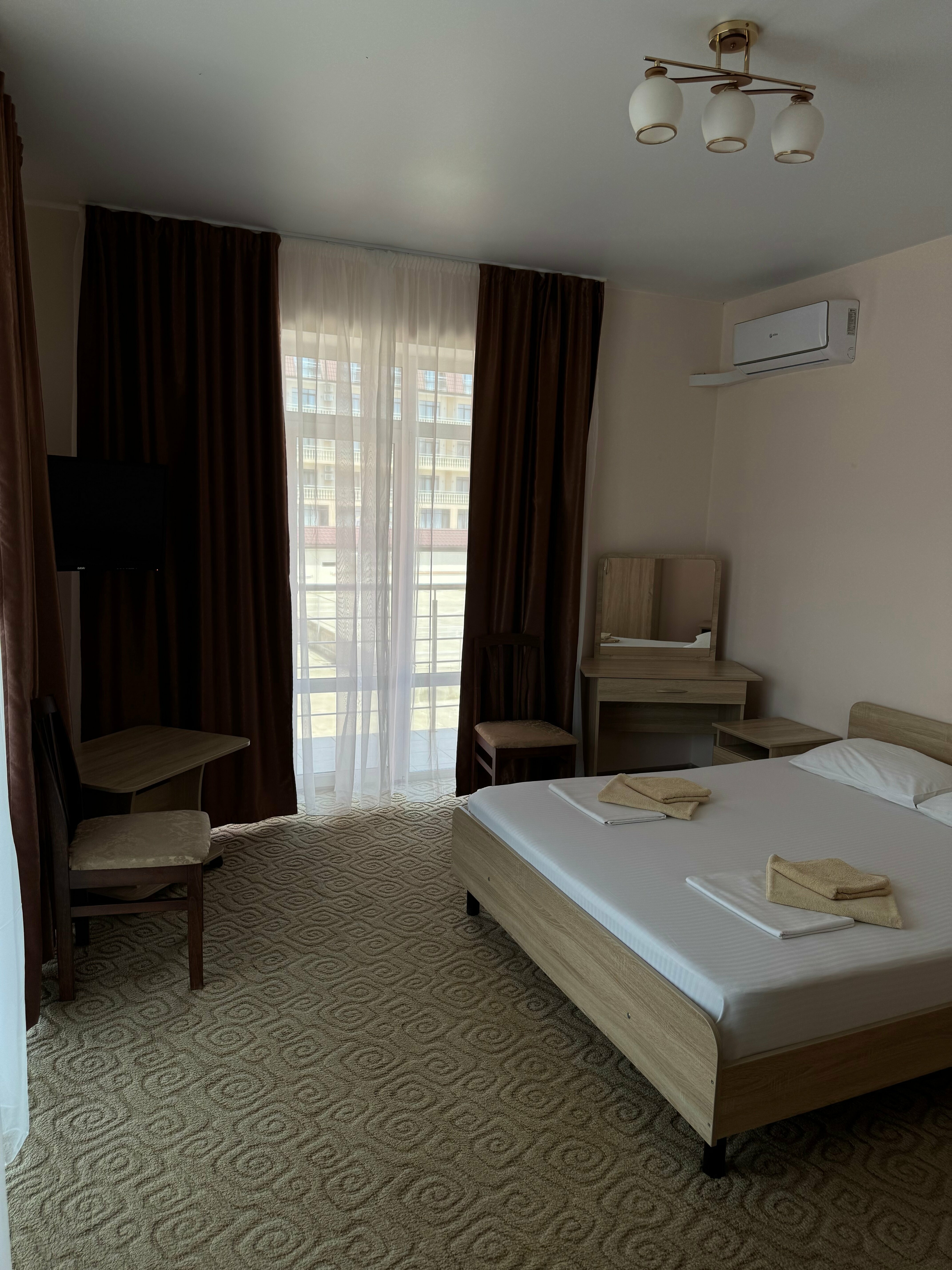 Двухместный номер Делюкс с 1 кроватью и балконом, вид на море