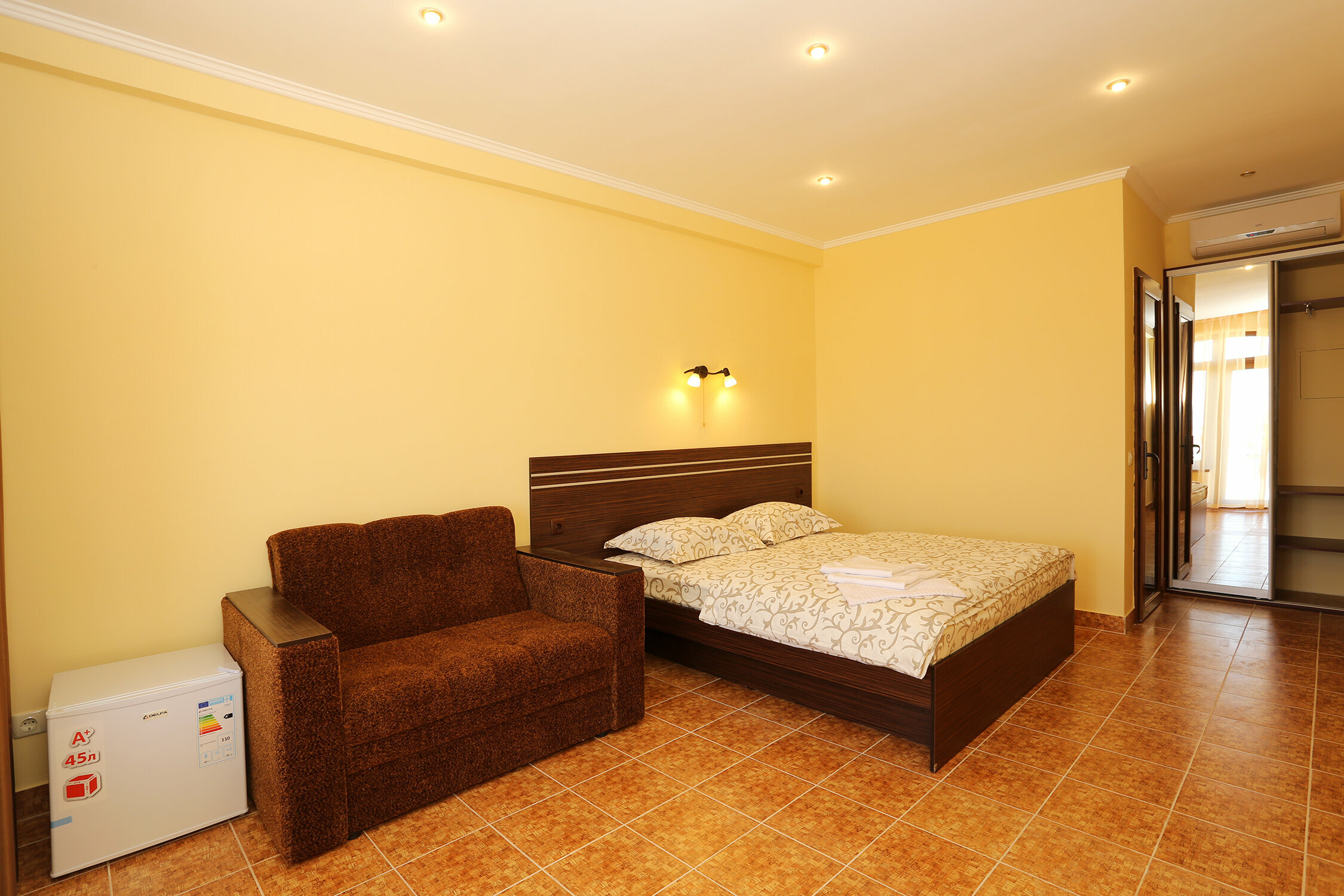 Двухместный номер с 1 кроватью и собственной ванной комнатой