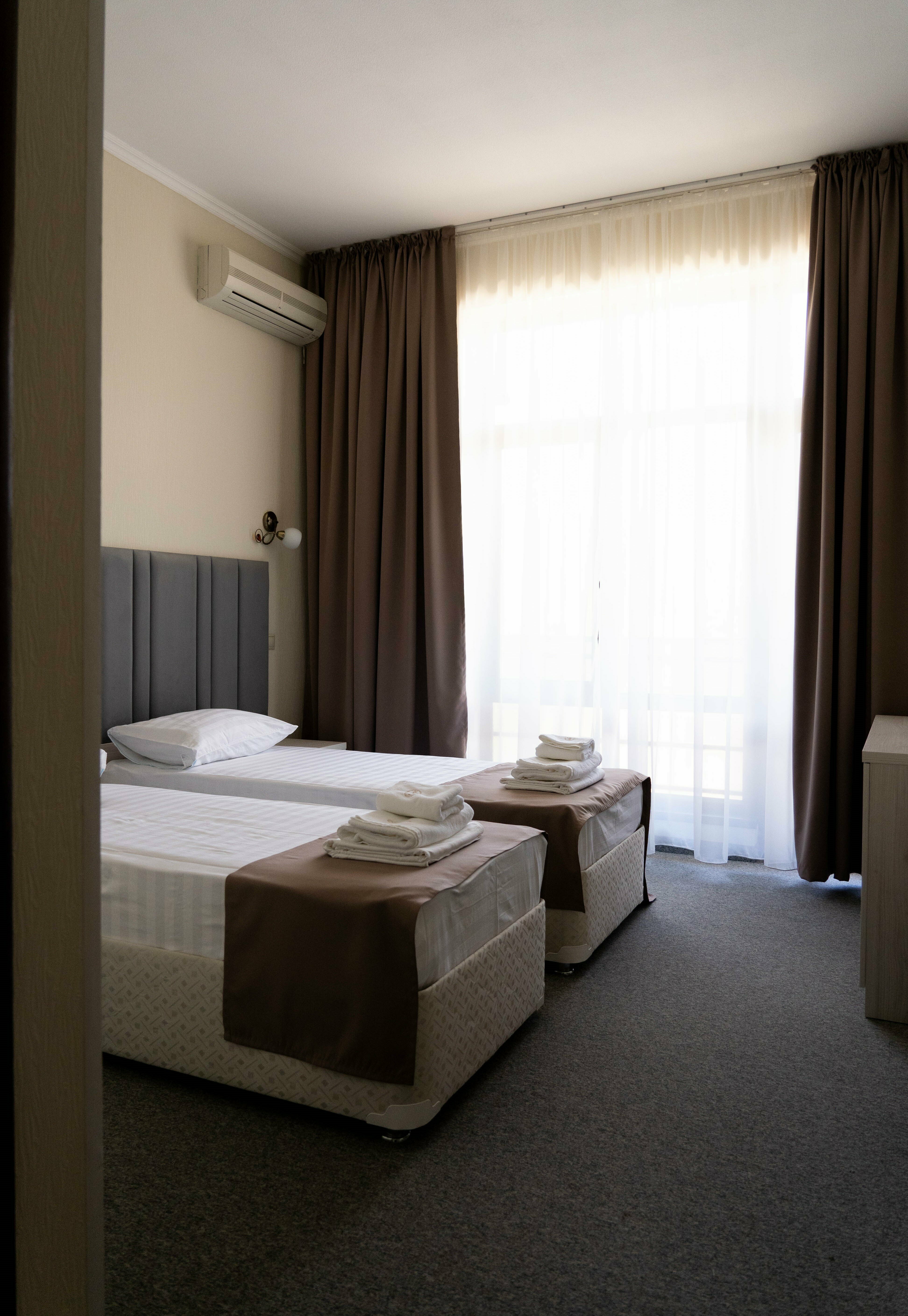 Двухместный номер с 1 кроватью или 2 отдельными кроватями и балконом