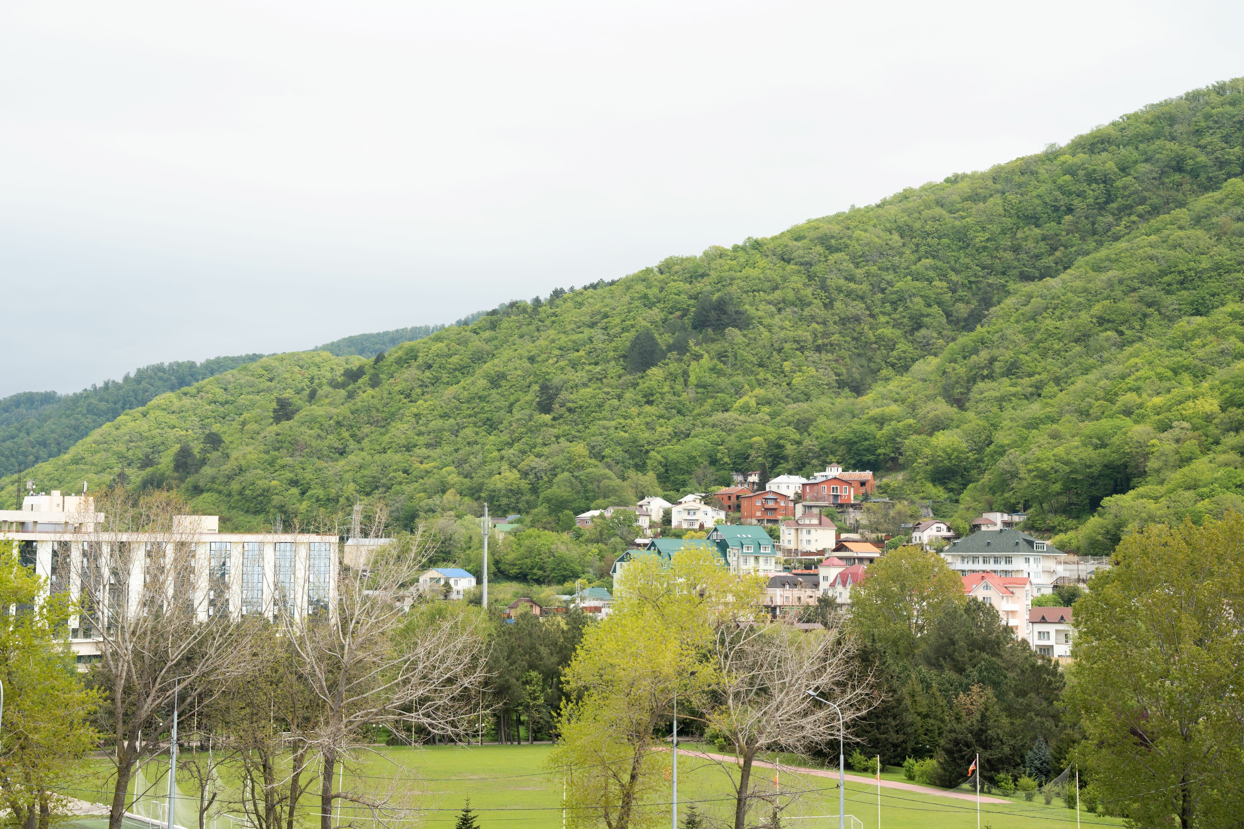 Двухместный номер с 1 кроватью или 2 отдельными кроватями, вид на горы