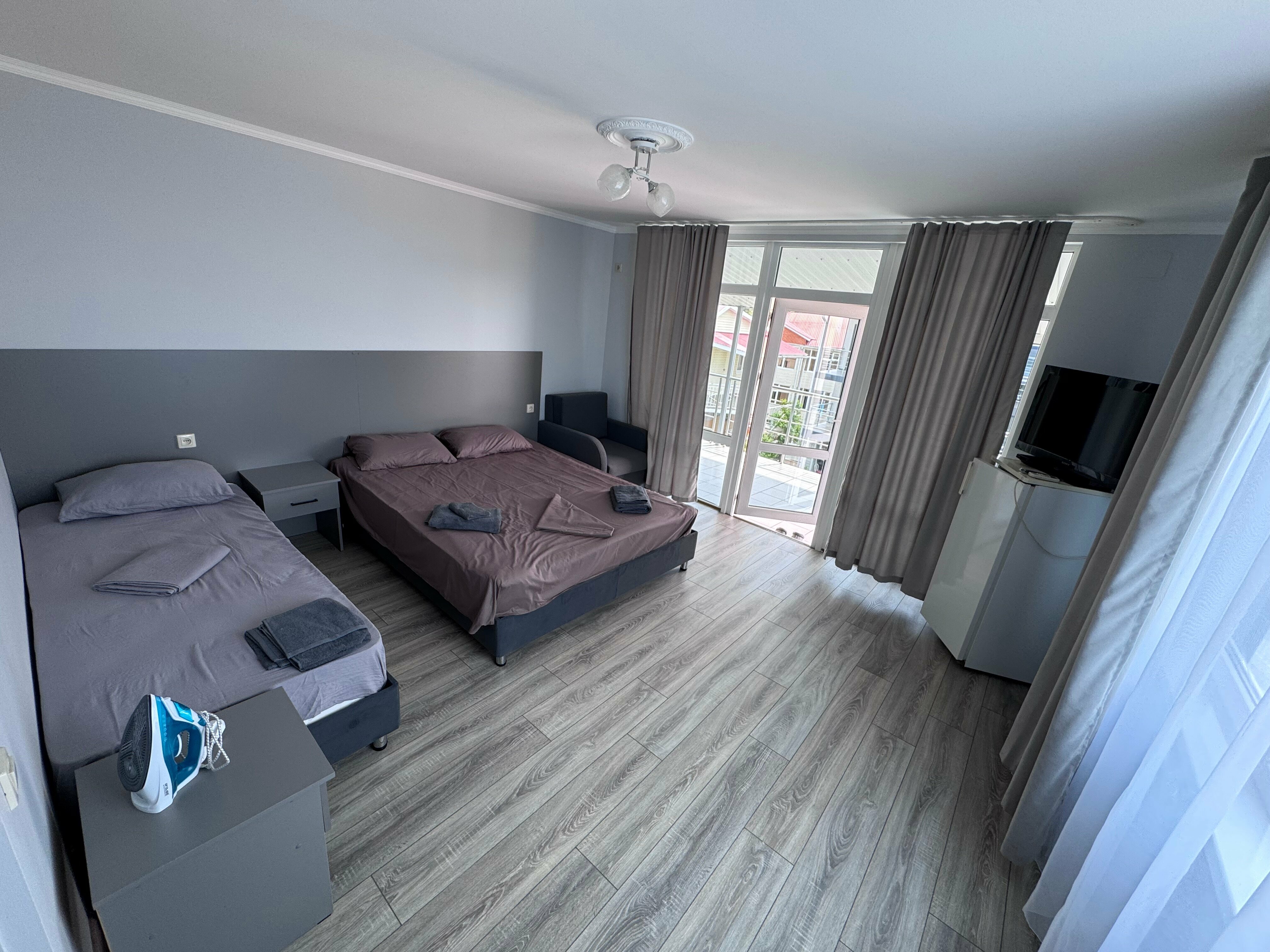 Трехместный номер Делюкс с видом на море