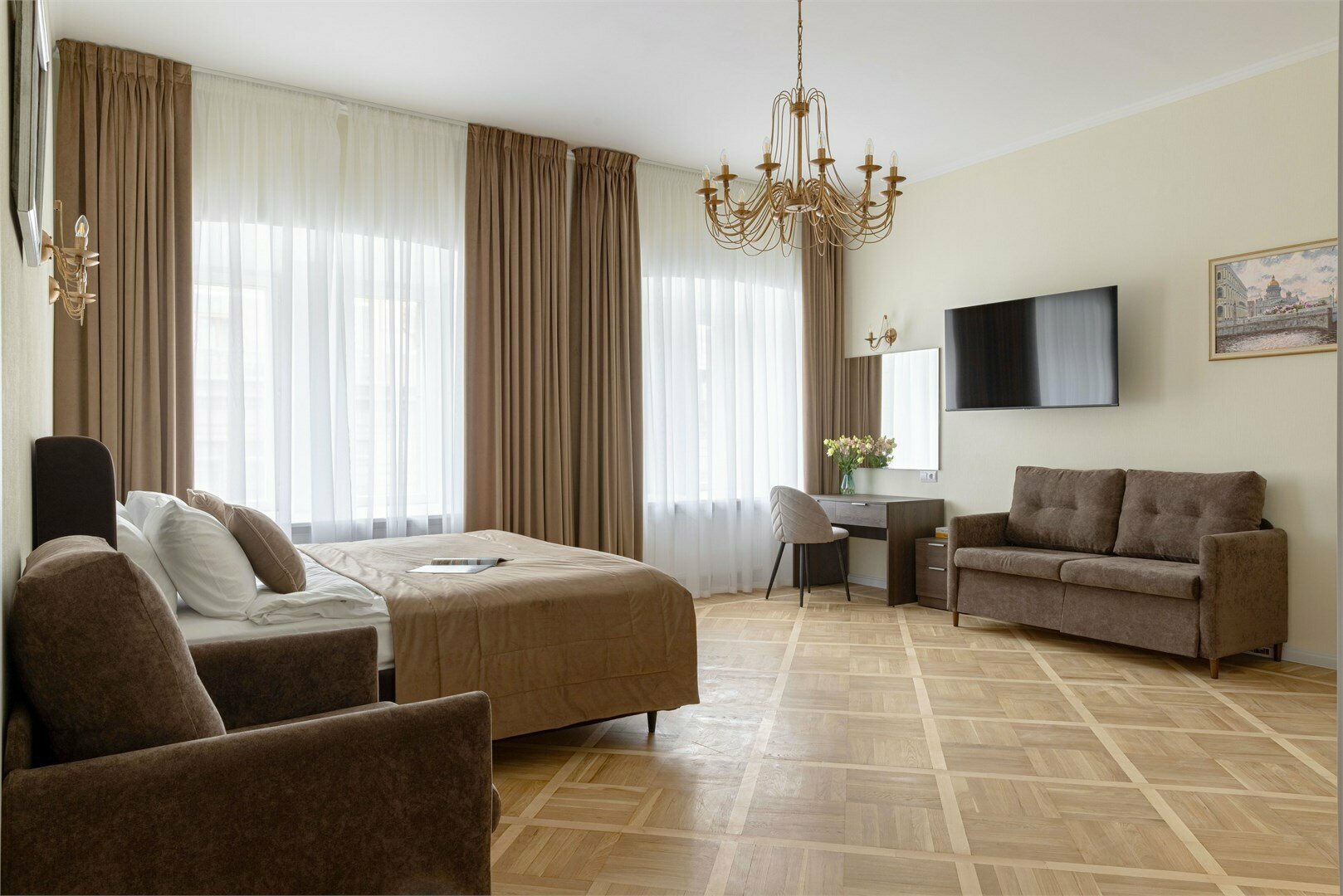 НОВЫЕ Двухкомнатные апартаменты с видом на ул. Гороховую открытие 01.05.25