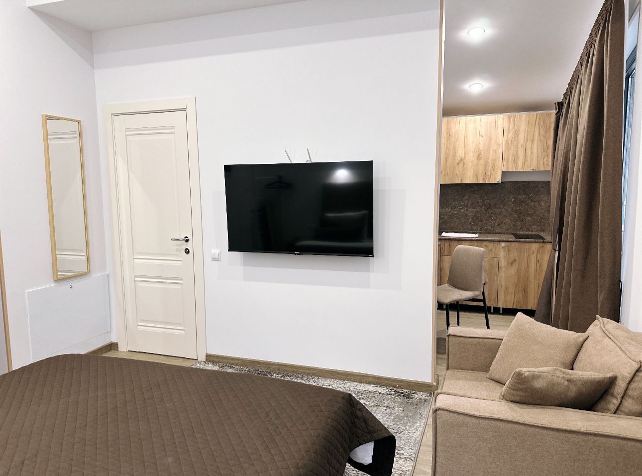 Апартаменты с 1 спальней