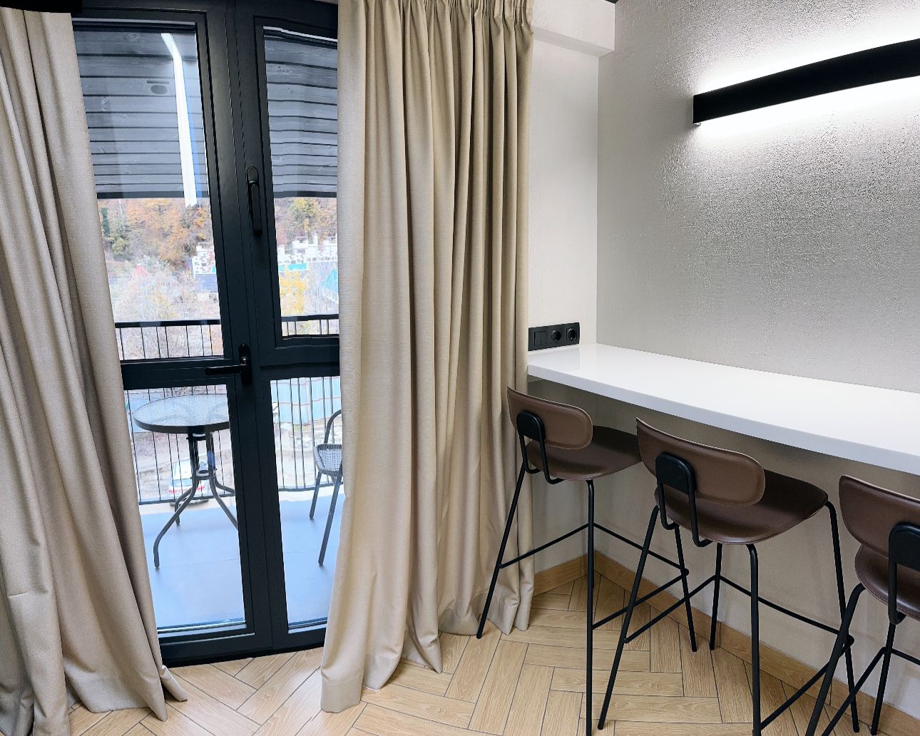 Апартаменты с 1 спальней