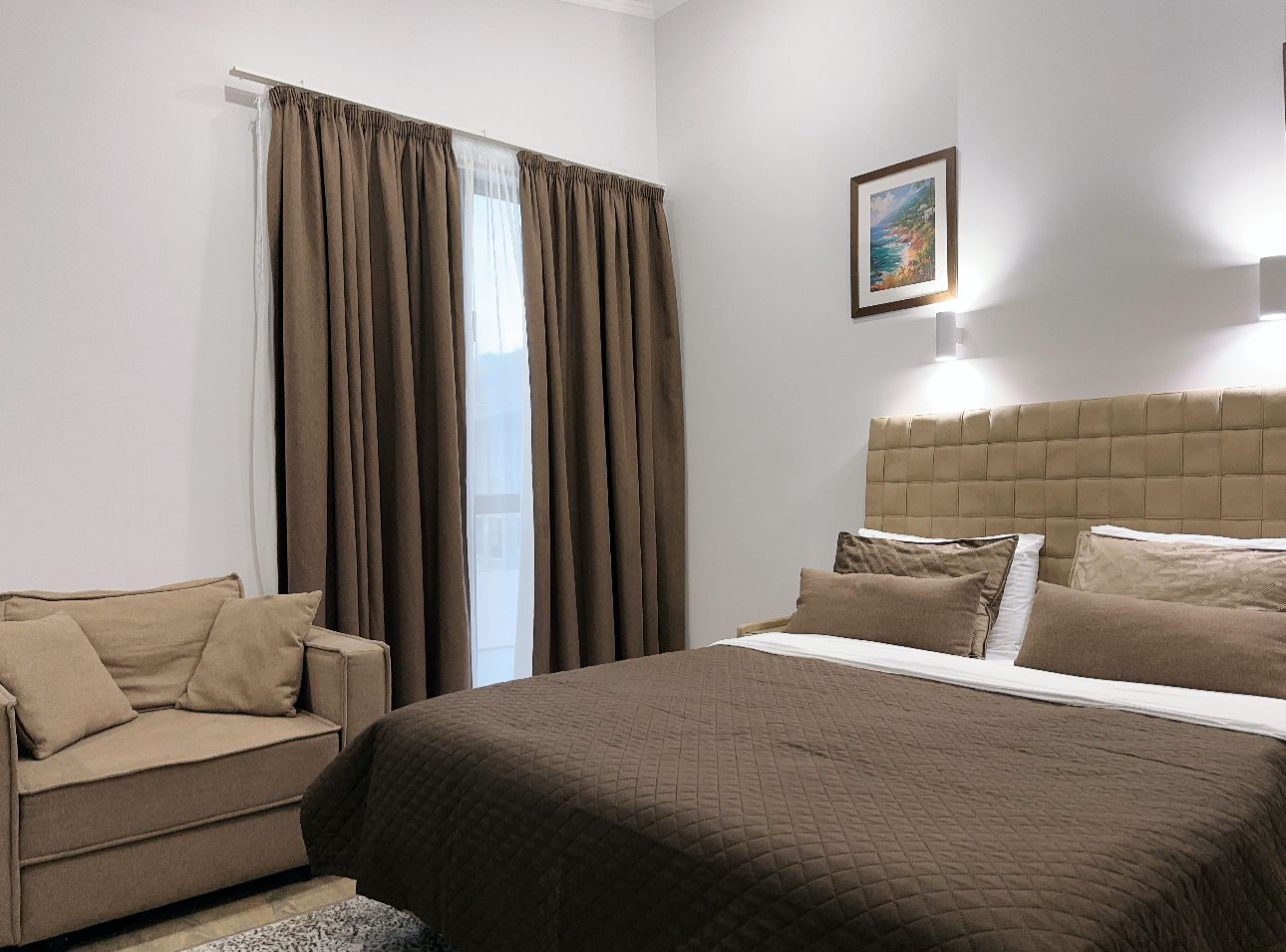 Апартаменты с 1 спальней