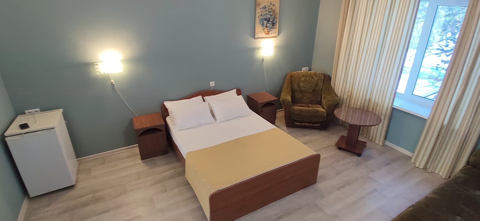 Двухместный номер с 1 кроватью или 2 отдельными кроватями, вид на море