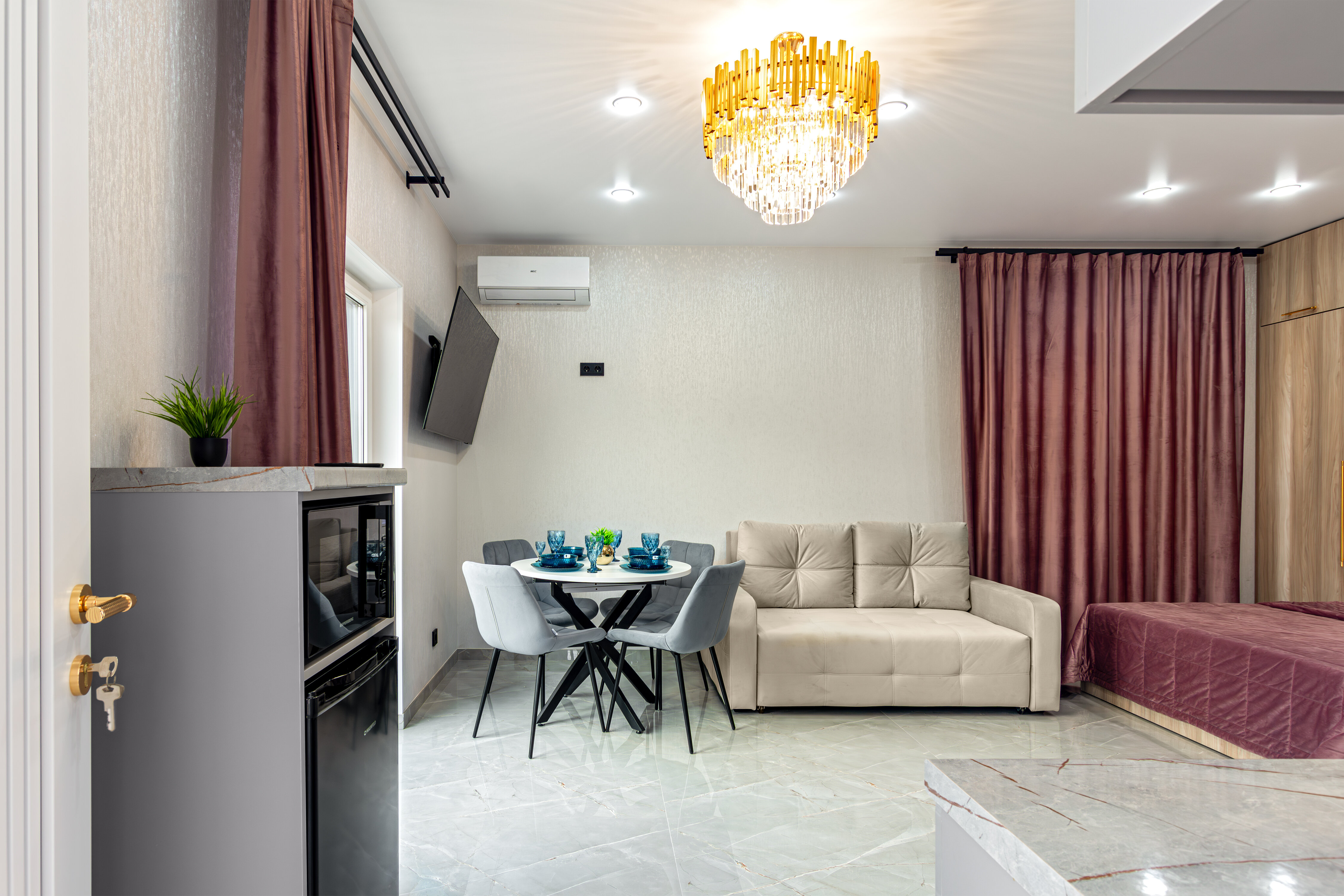 Номер-студия с видом на горы