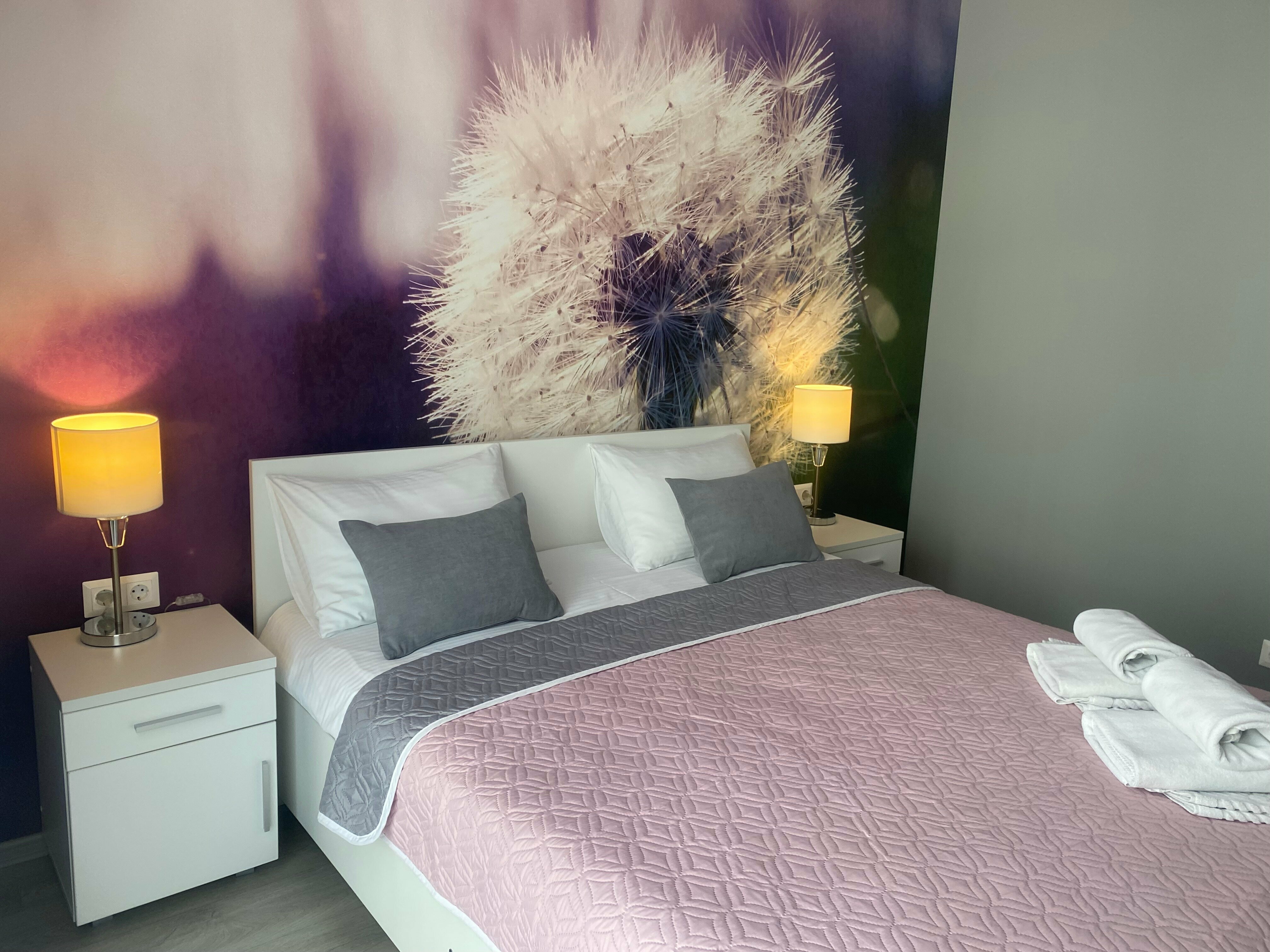 Двухместный номер с 1 кроватью и балконом