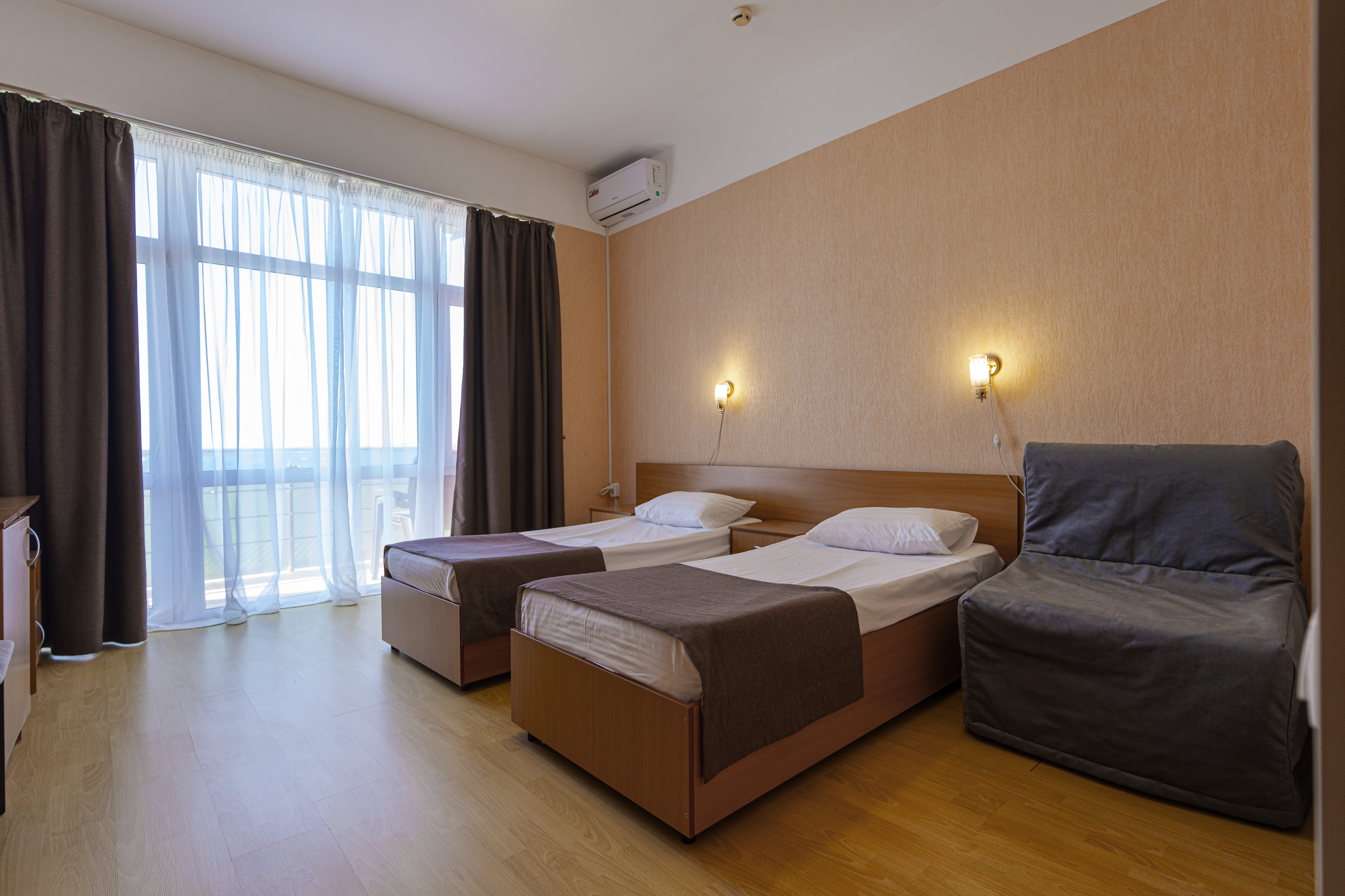 Двухместный (Комфорт Twin) с видом на море