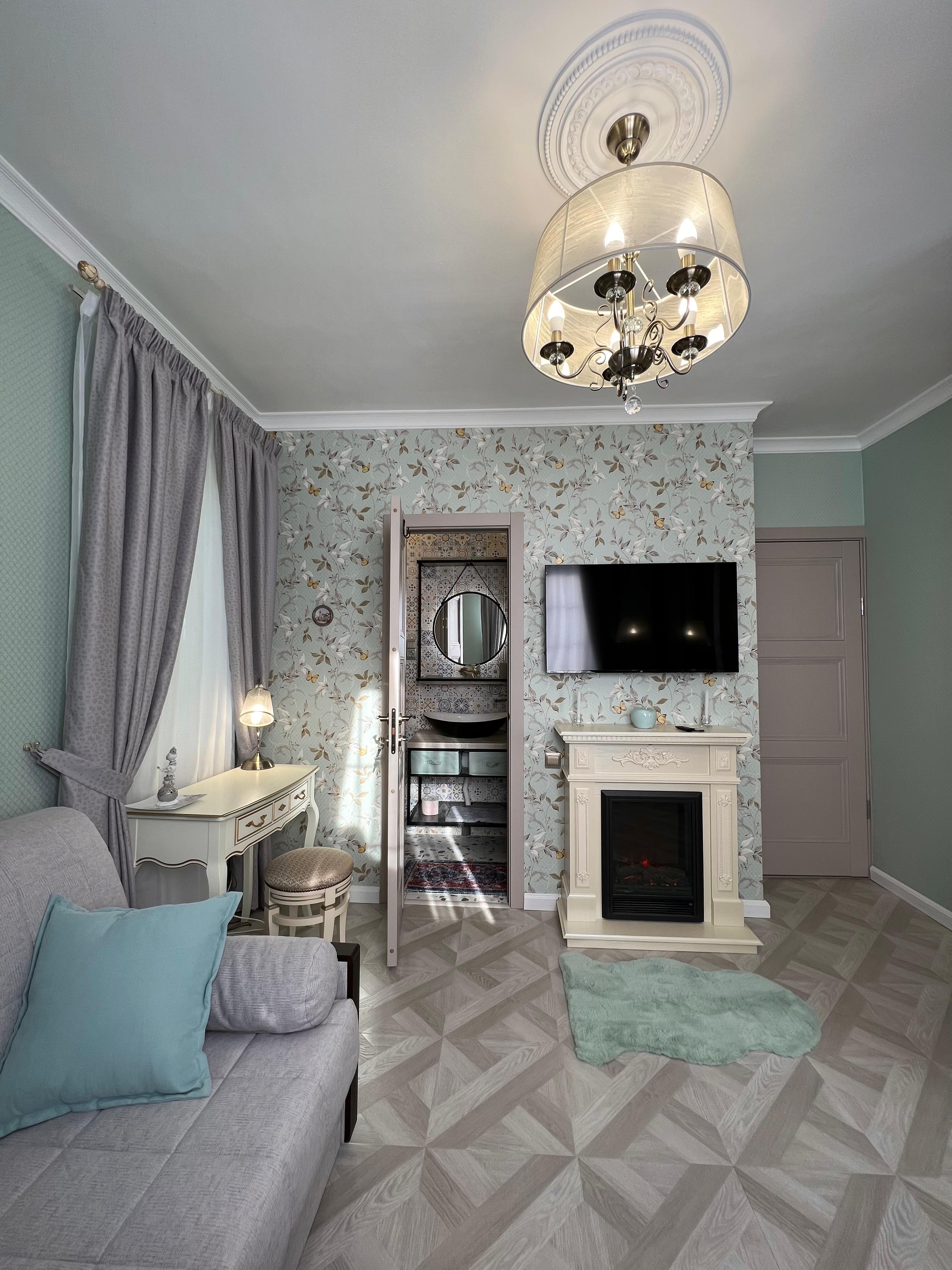 люкс с камином