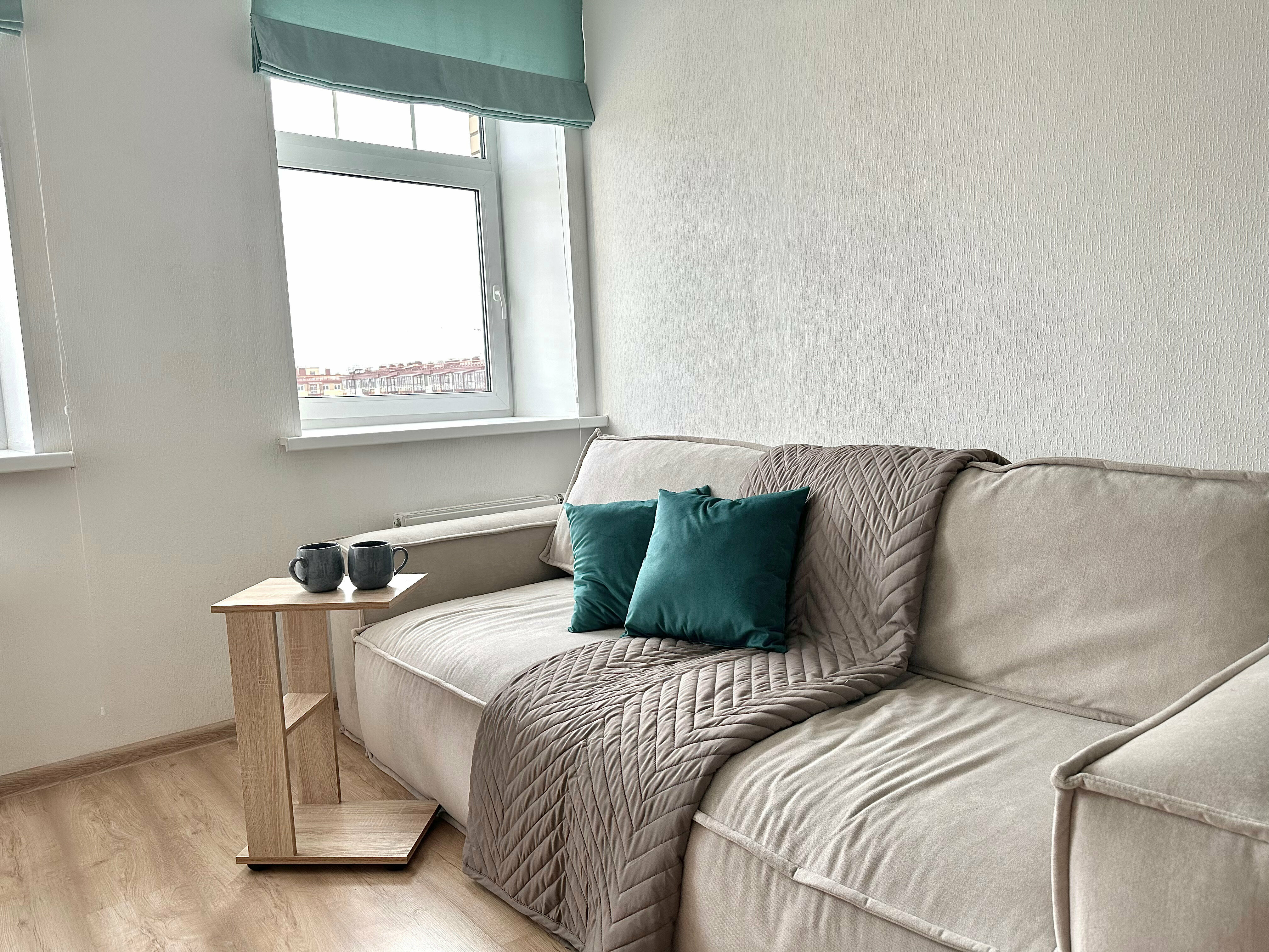 Апартаменты с 1 спальней и кухней-гостиной