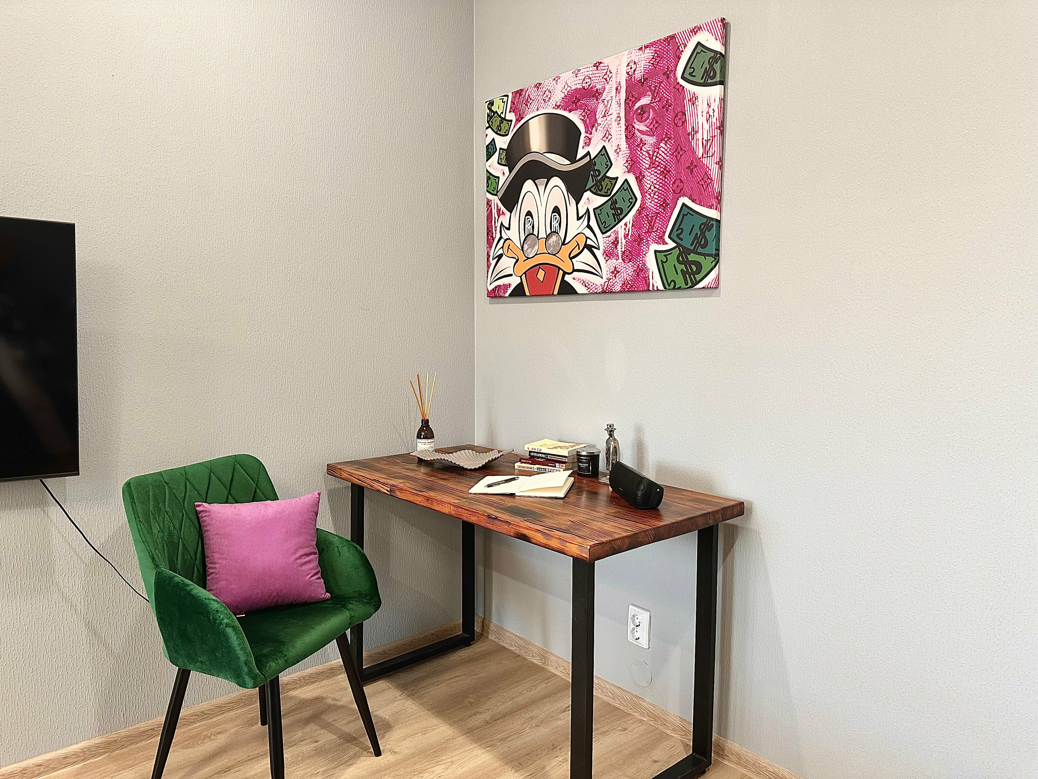 Апартаменты с 1 спальней и кухней-гостиной