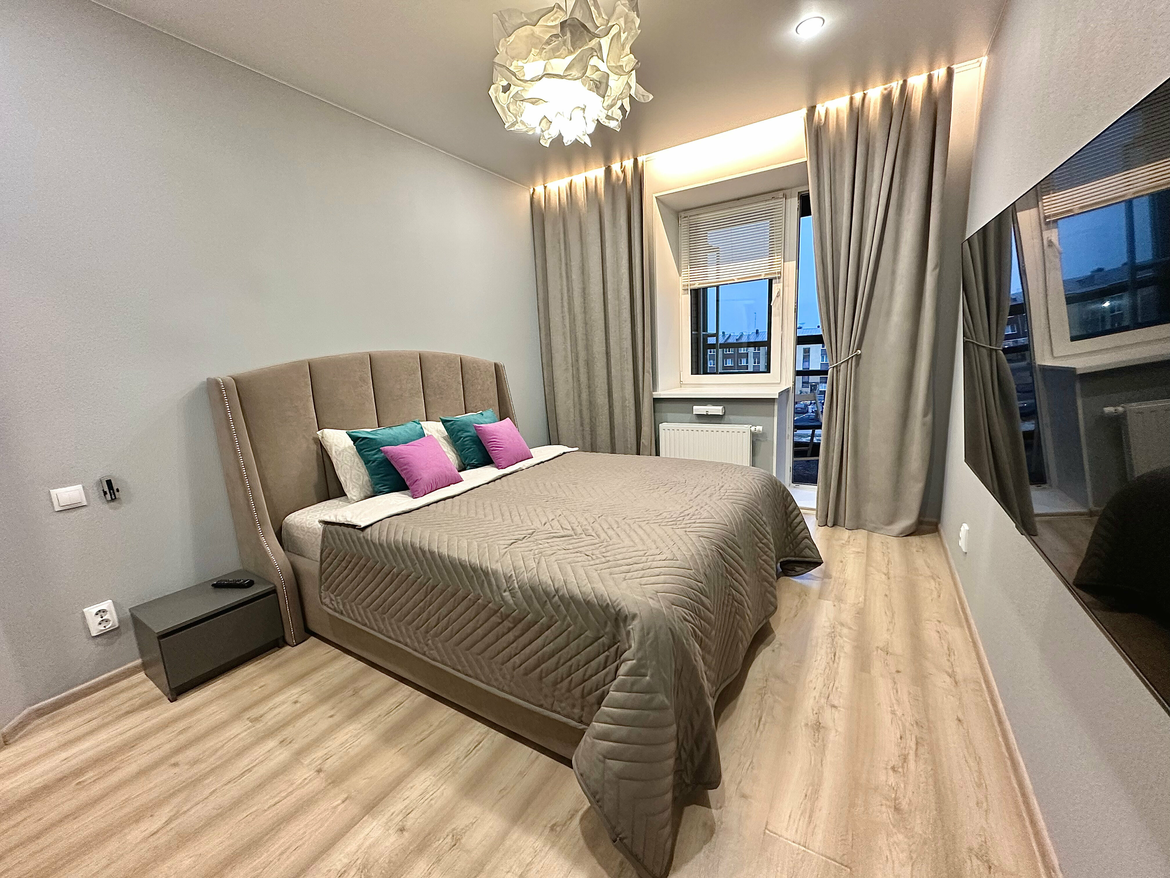 Апартаменты с 1 спальней и кухней-гостиной