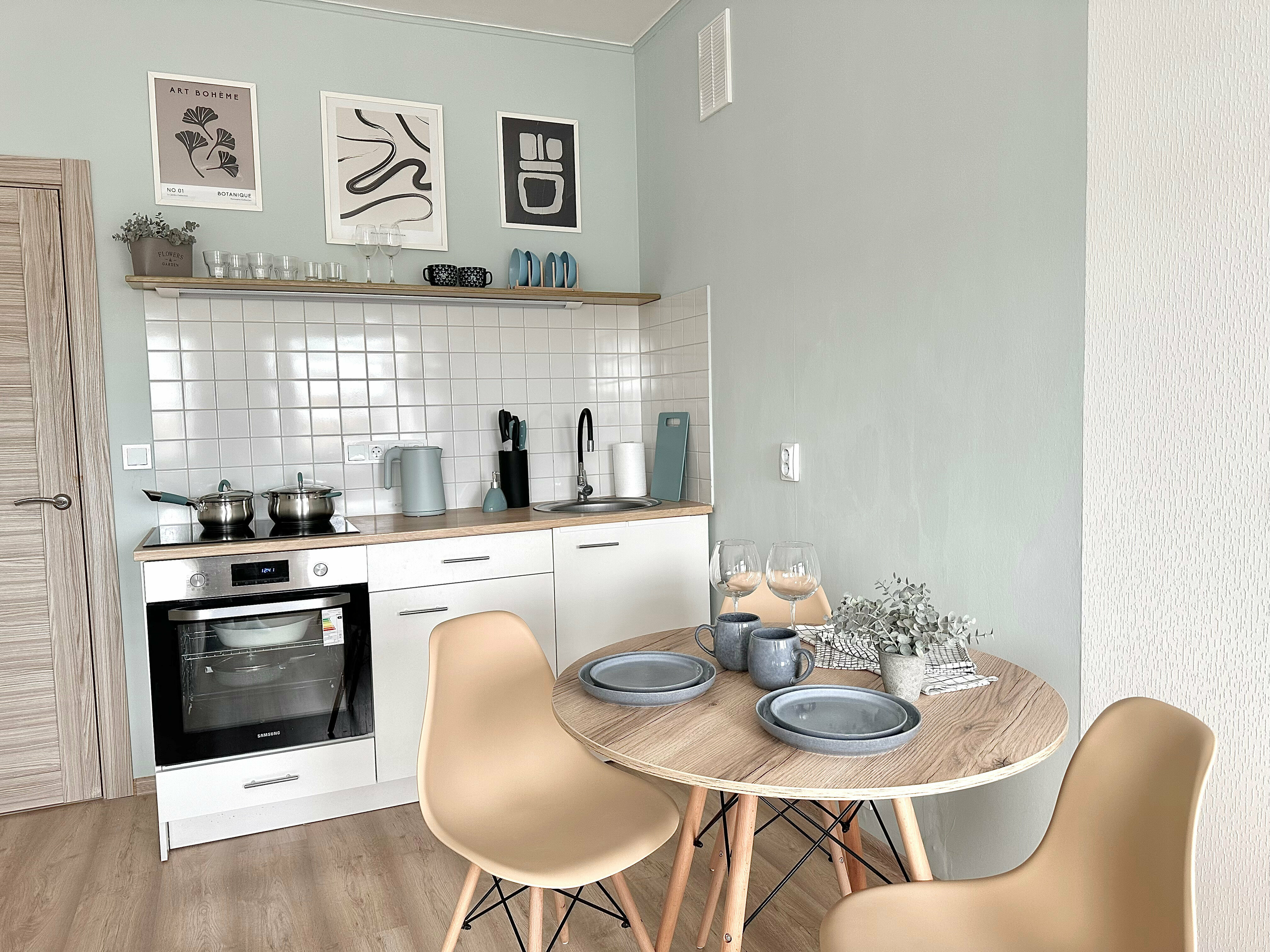 Апартаменты с 1 спальней и кухней-гостиной