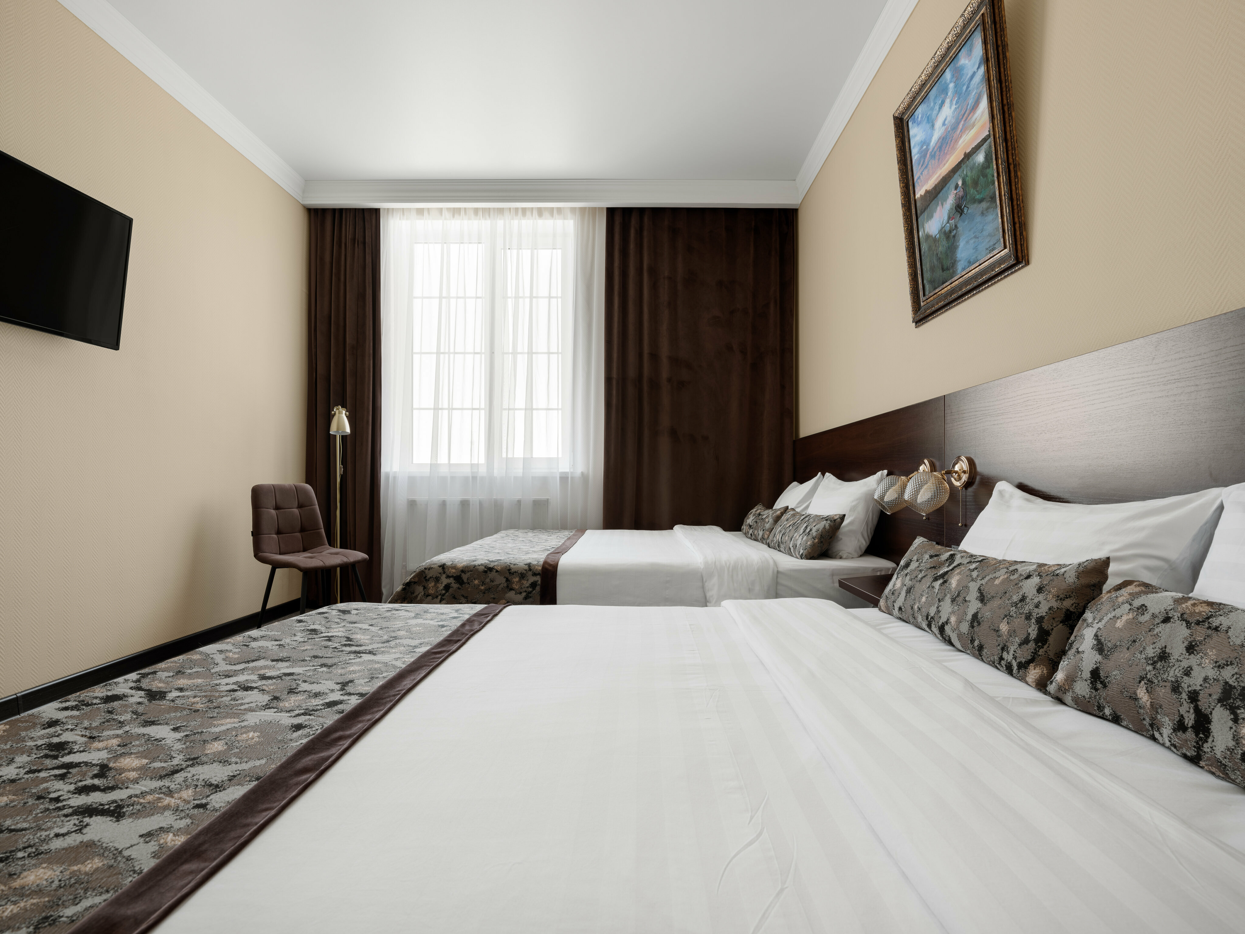 Стандартный номер с двумя кроватями размера «queen-size»