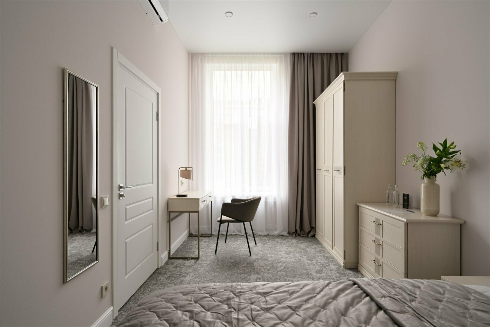 Люкс с 1 спальней и кухней-гостиной