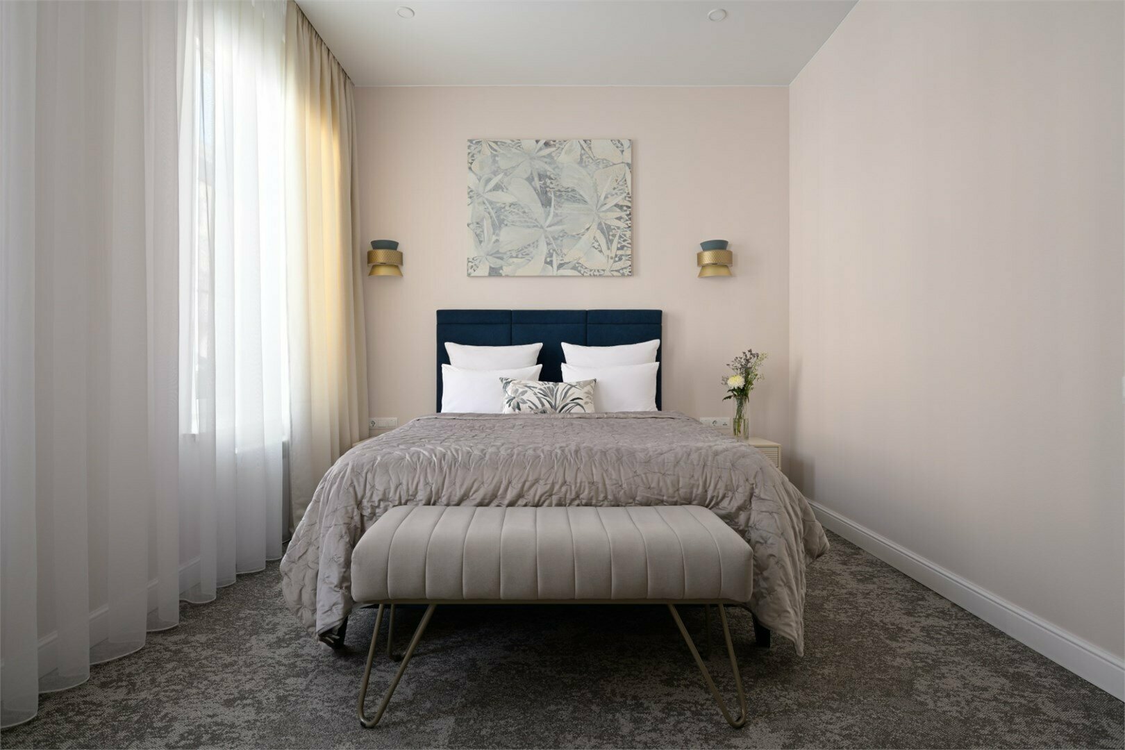 Люкс с 2 спальнями и кухней-гостиной