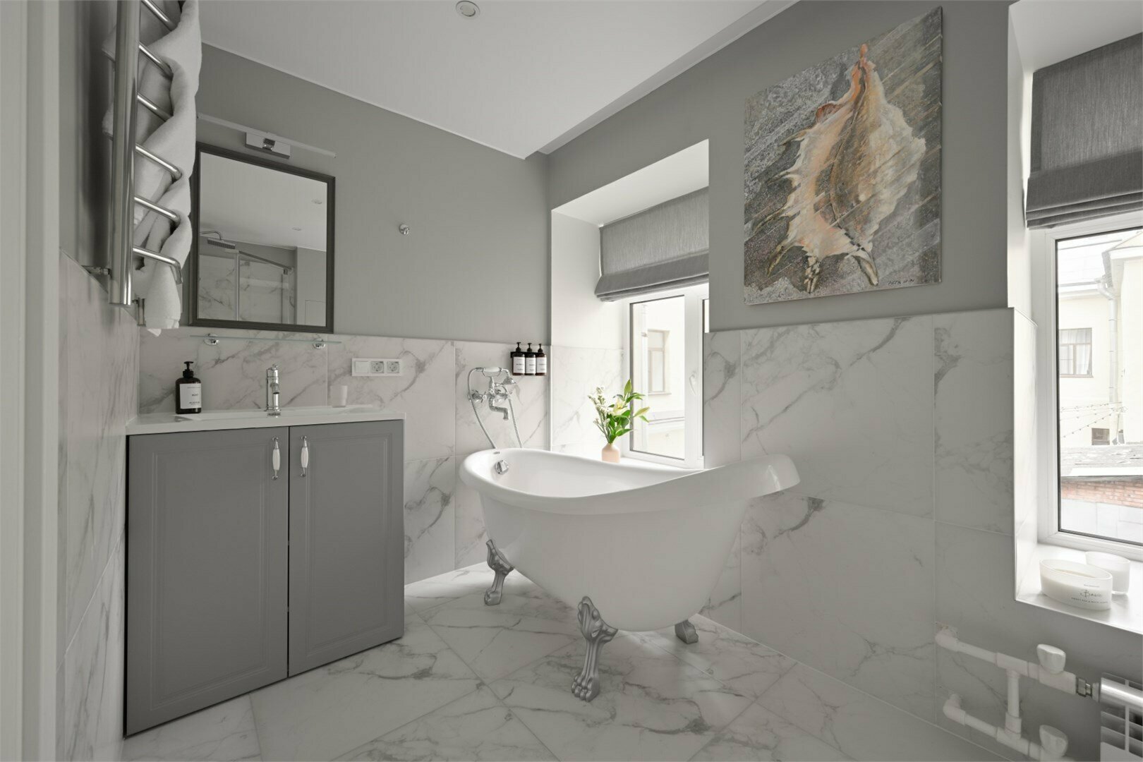 Апартаменты с 1 спальней и кухней-гостиной