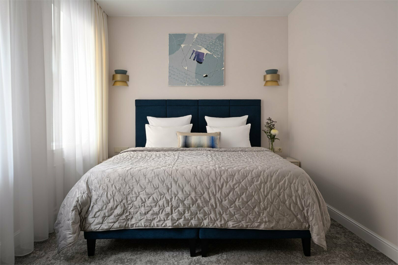 Люкс с 1 спальней и кухней-гостиной